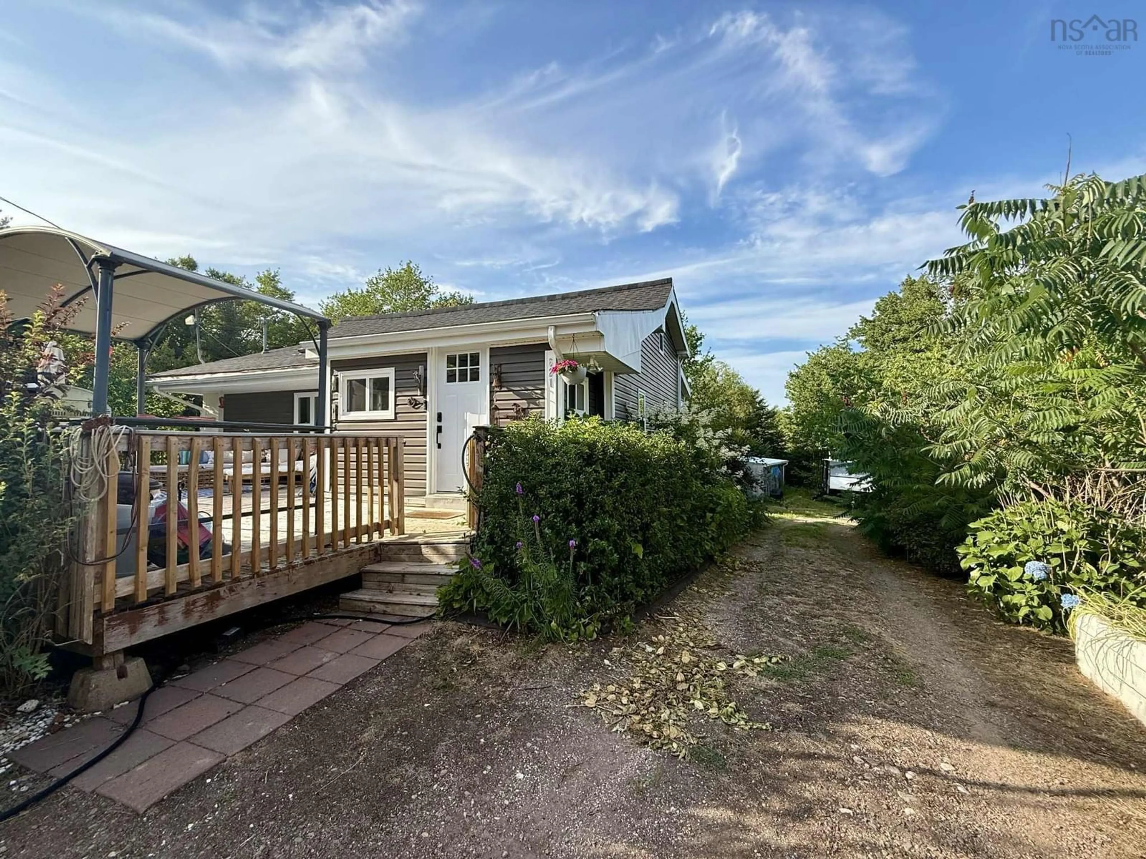 A pic from outside/outdoor area/front of a property/back of a property/a pic from drone, street for 621 Highway 236, Green Oaks Nova Scotia B6L 1J1