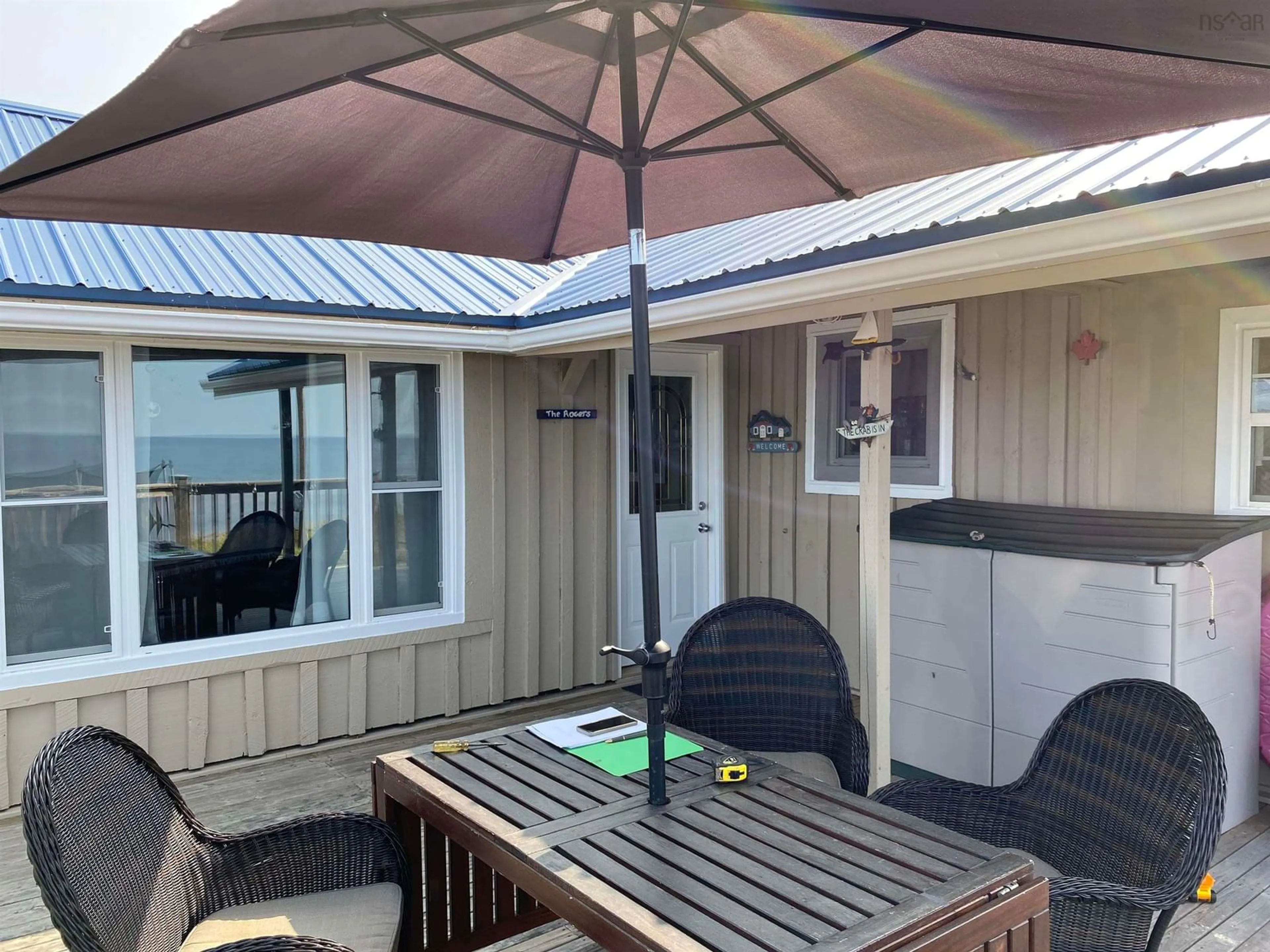 Patio, water/lake/river/ocean view for 77 Dan R Drive, Pugwash Nova Scotia B0K 1L0