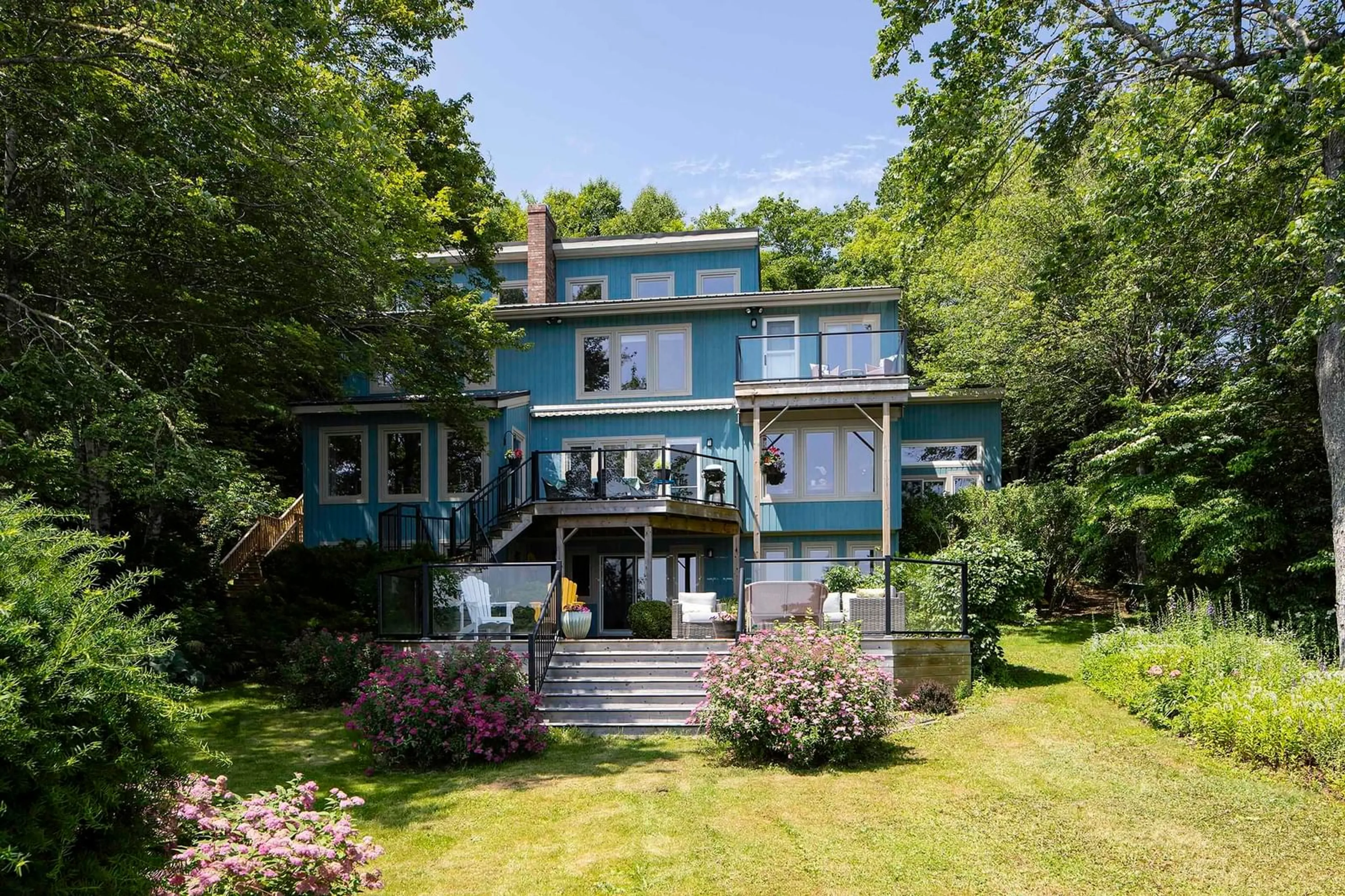A pic from outside/outdoor area/front of a property/back of a property/a pic from drone, water/lake/river/ocean view for 156 Parklea Dr, Head Of St. Margarets Bay Nova Scotia B3Z 2G5