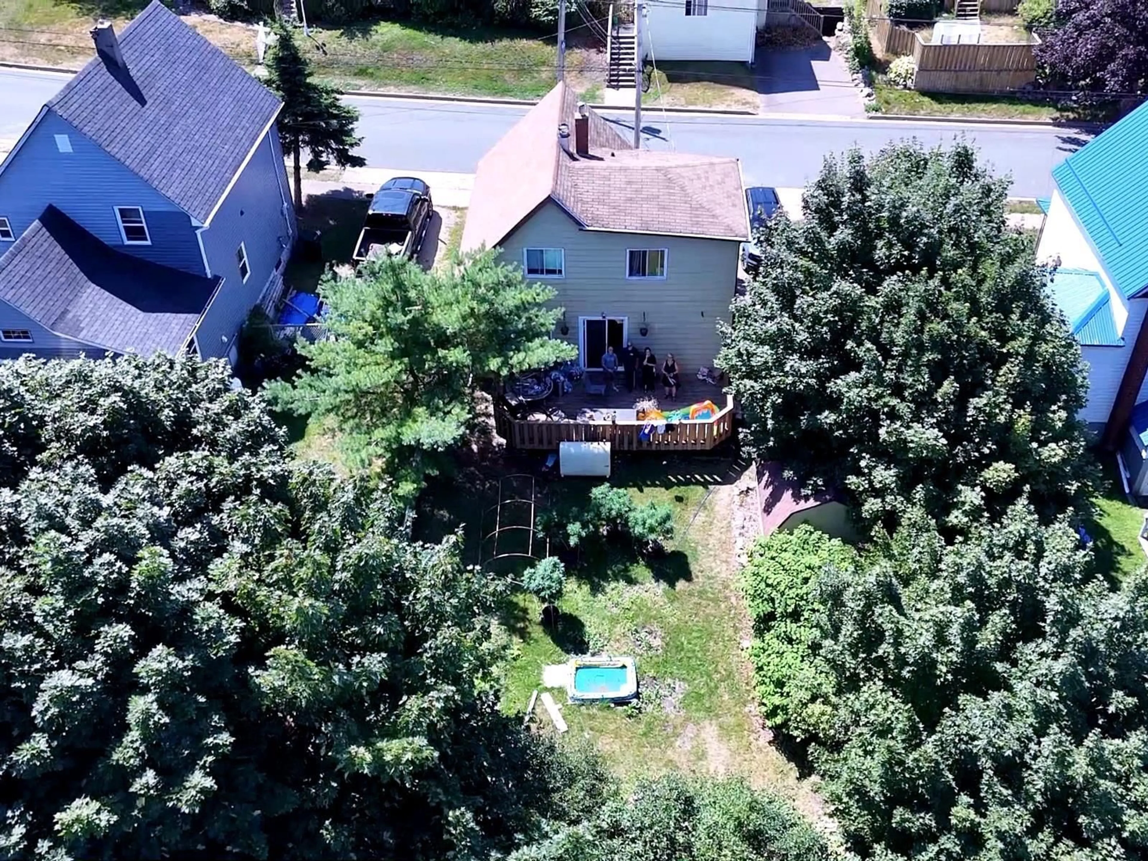 A pic from outside/outdoor area/front of a property/back of a property/a pic from drone, unknown for 219 Rockdale Ave, Sydney Nova Scotia B1P 1Z8