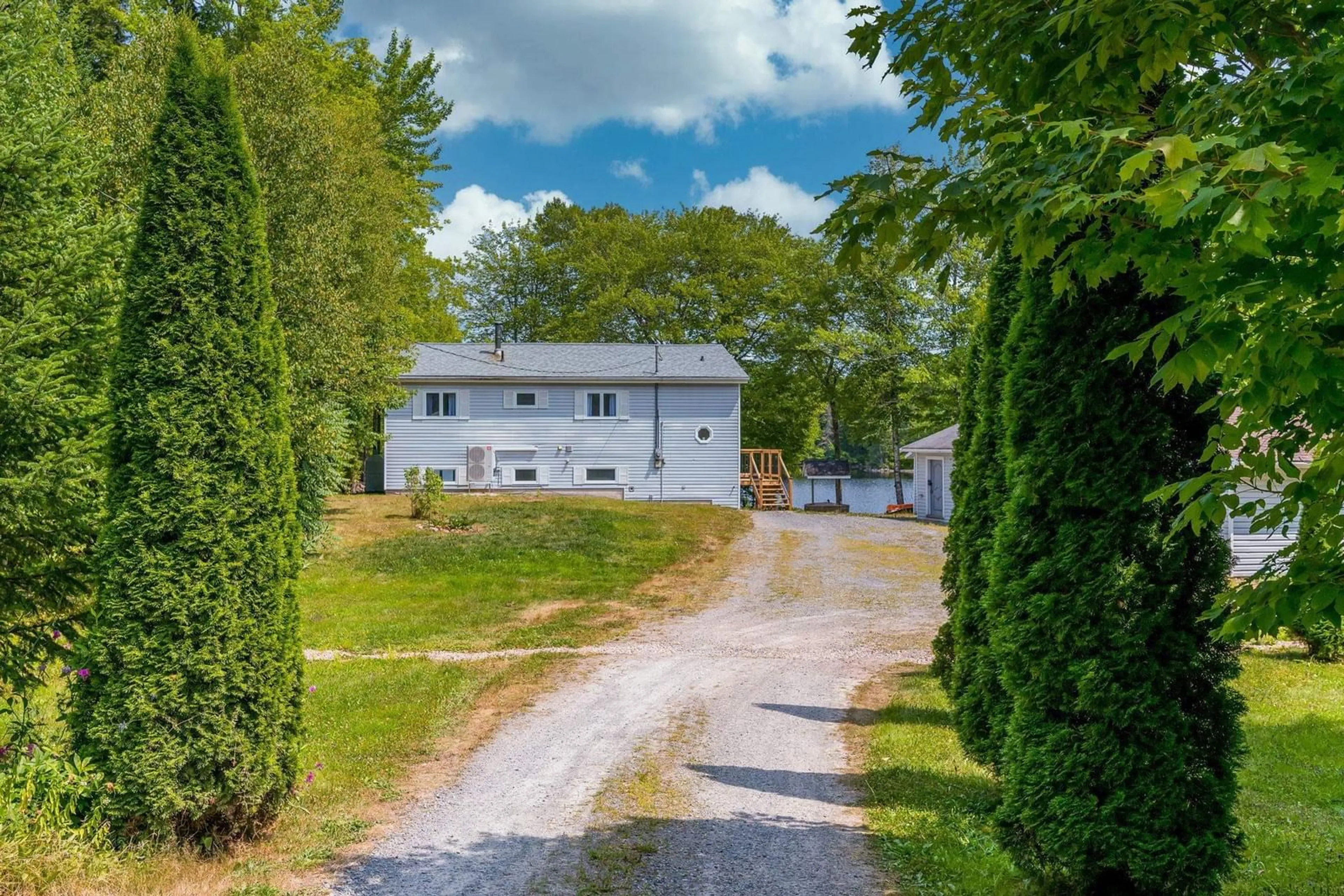 A pic from outside/outdoor area/front of a property/back of a property/a pic from drone, street for 88 Lake Lewis Lane, New Russell Nova Scotia B0J 2M0