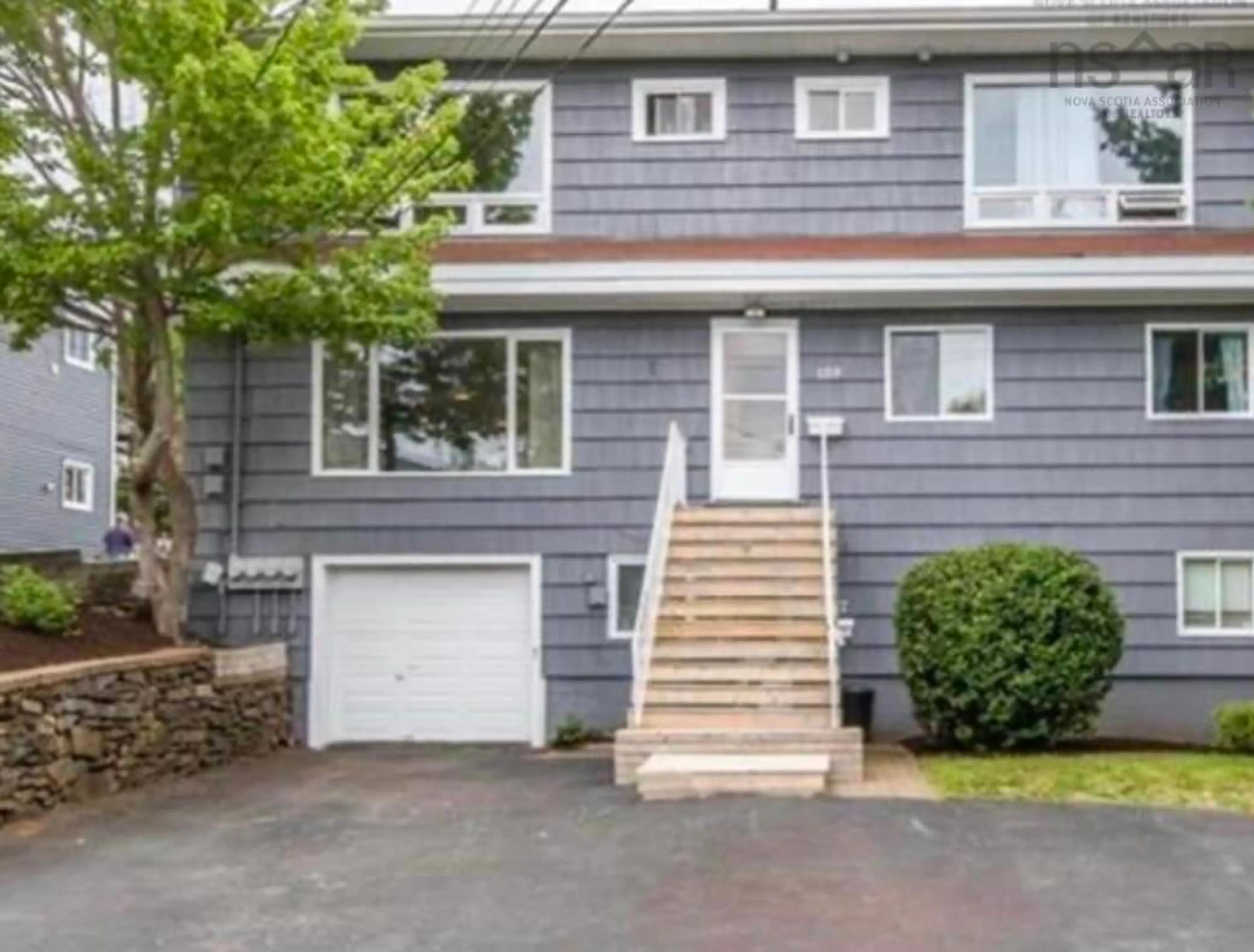 Home with vinyl exterior material, street for 157-159 Crown Dr, Fairmount Nova Scotia B3N 1L2