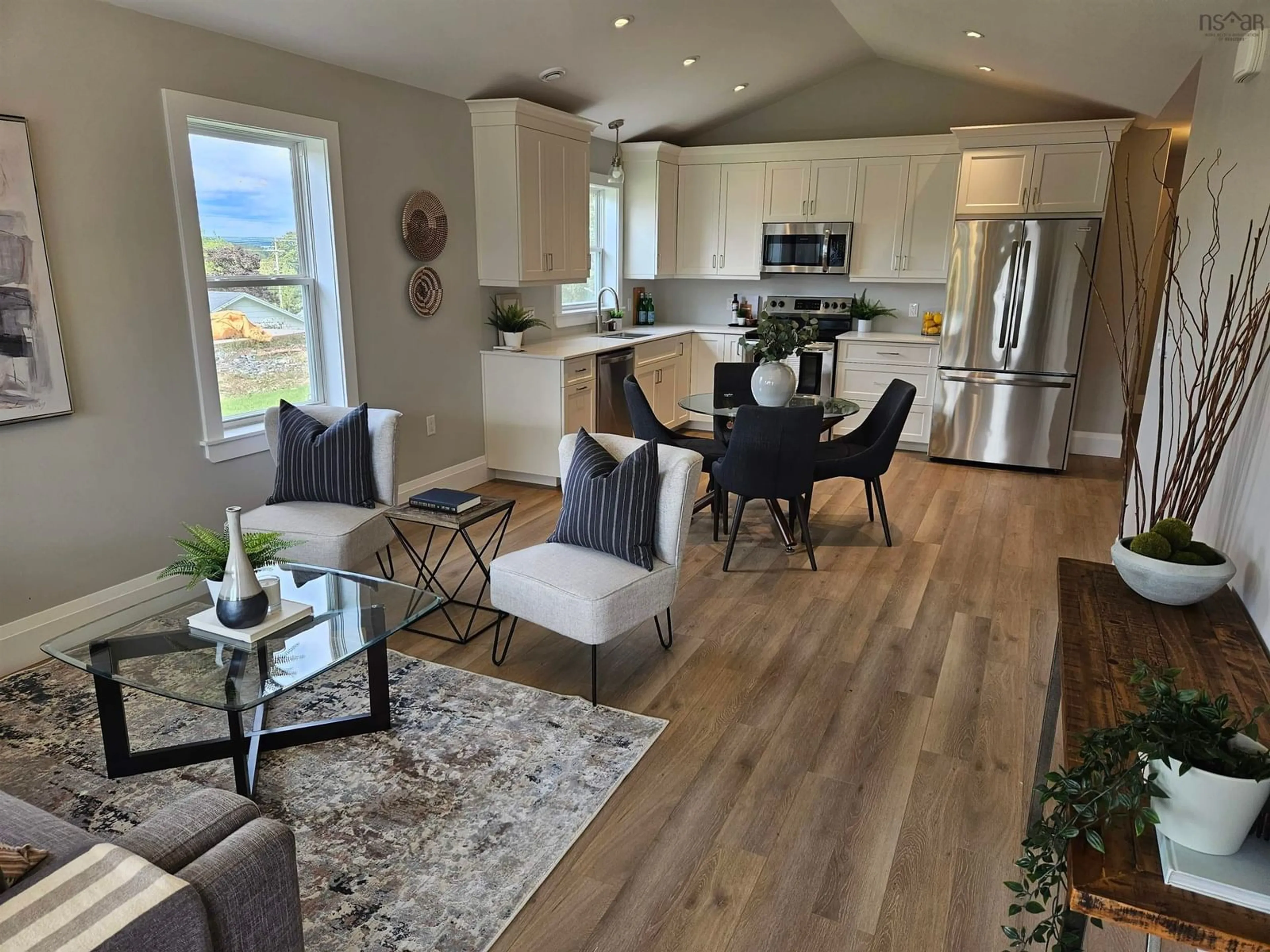 Open concept kitchen, wood/laminate floor for Lot 11 Rubys Way, Stewiacke Nova Scotia B0N 2J0