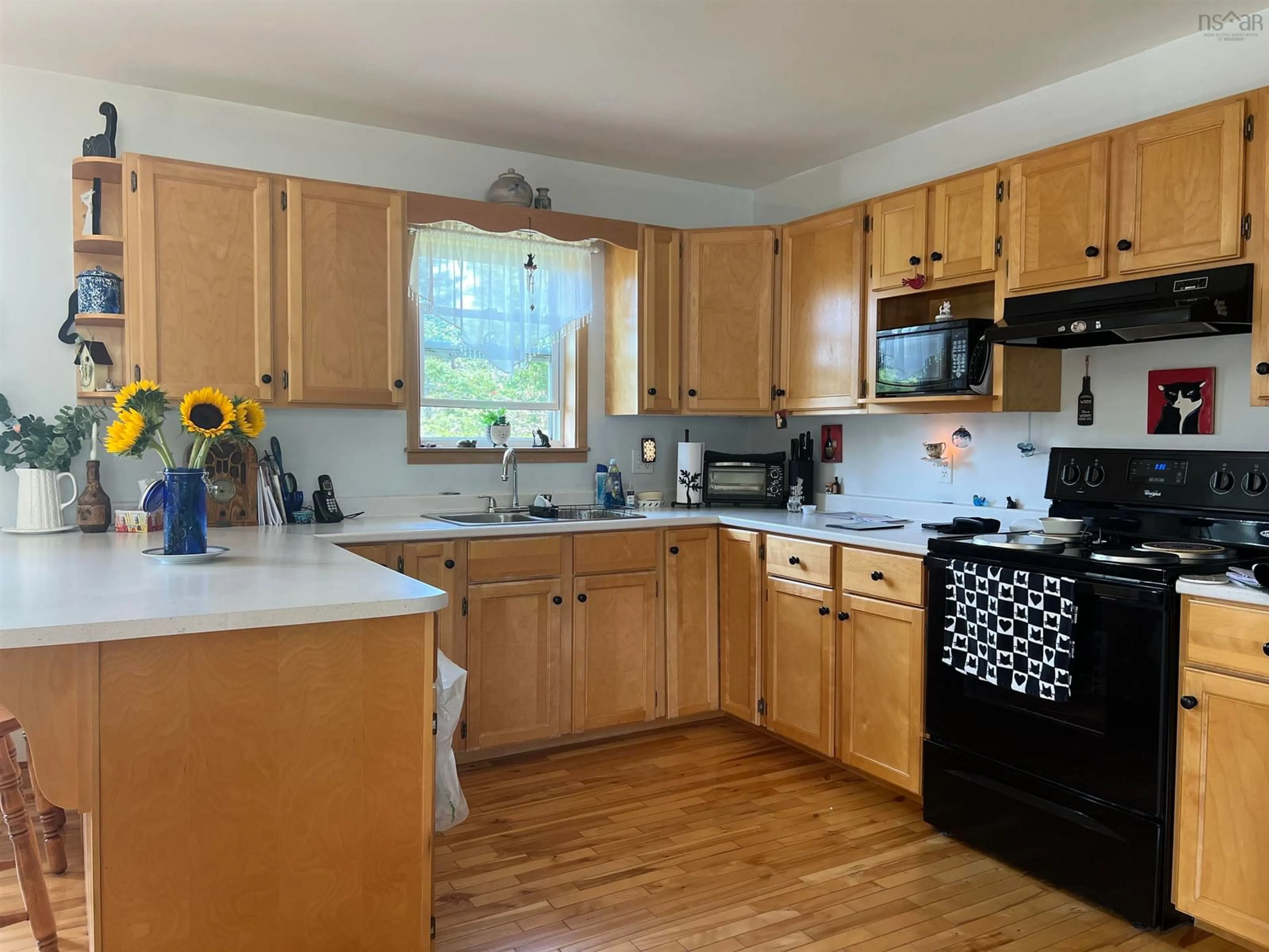 Standard kitchen, wood/laminate floor for 46 Mary Etta Dr, Upper North River Nova Scotia B6L 6L6