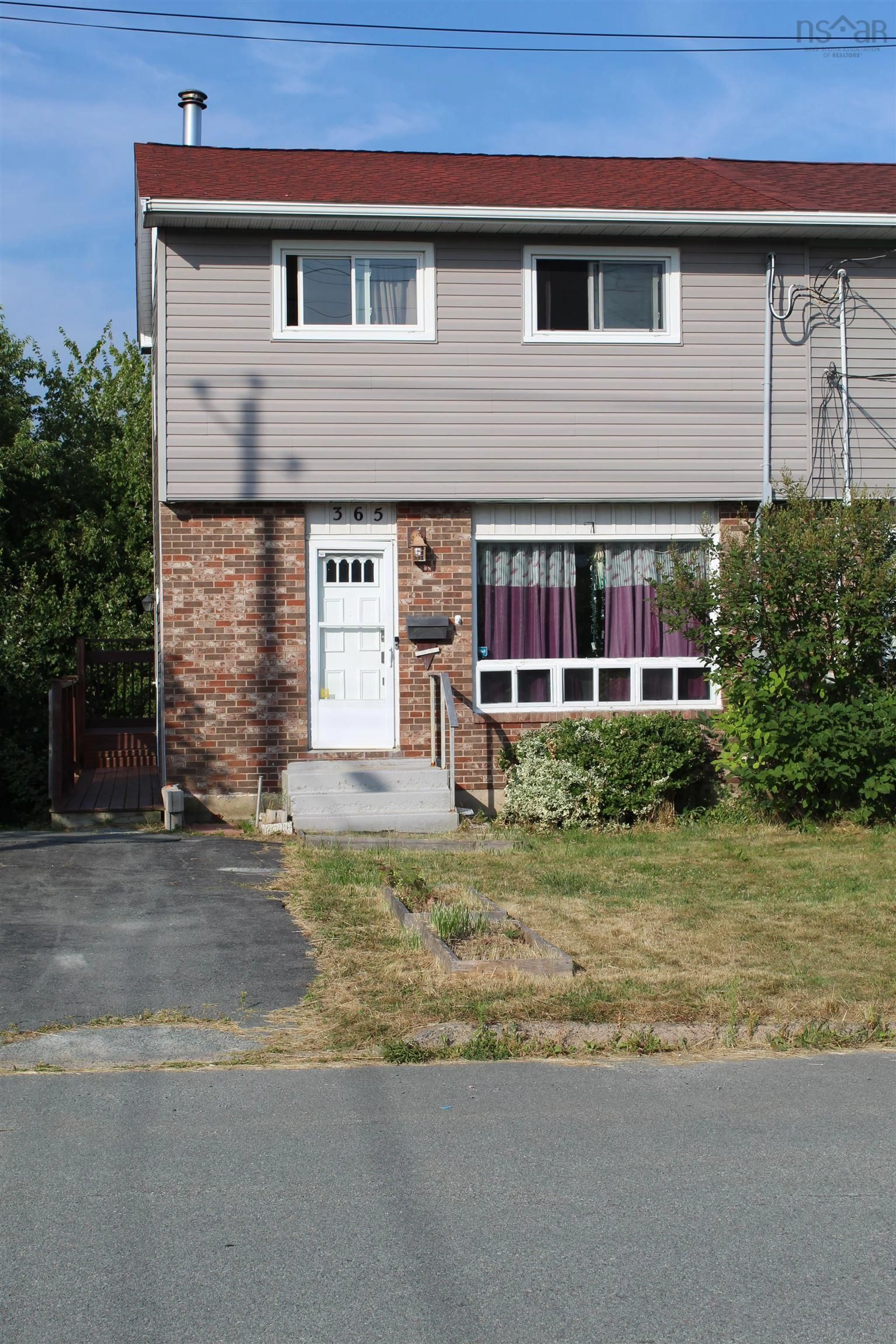 Home with vinyl exterior material, street for 365 Arklow Dr, Cole Harbour Nova Scotia B2W 4S1