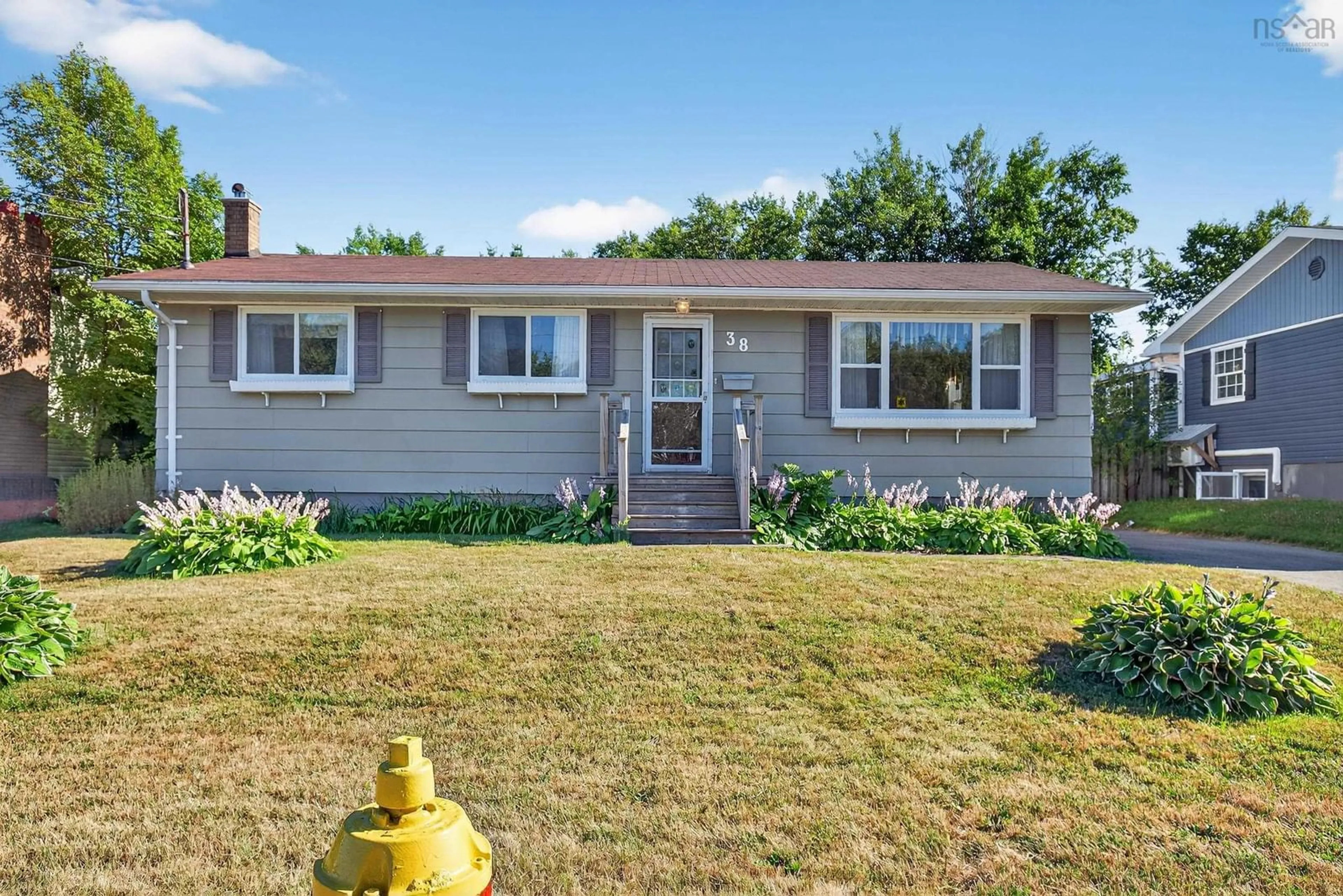 Home with vinyl exterior material, street for 38 Glenda Crescent, Sydney Nova Scotia B1S 2M5