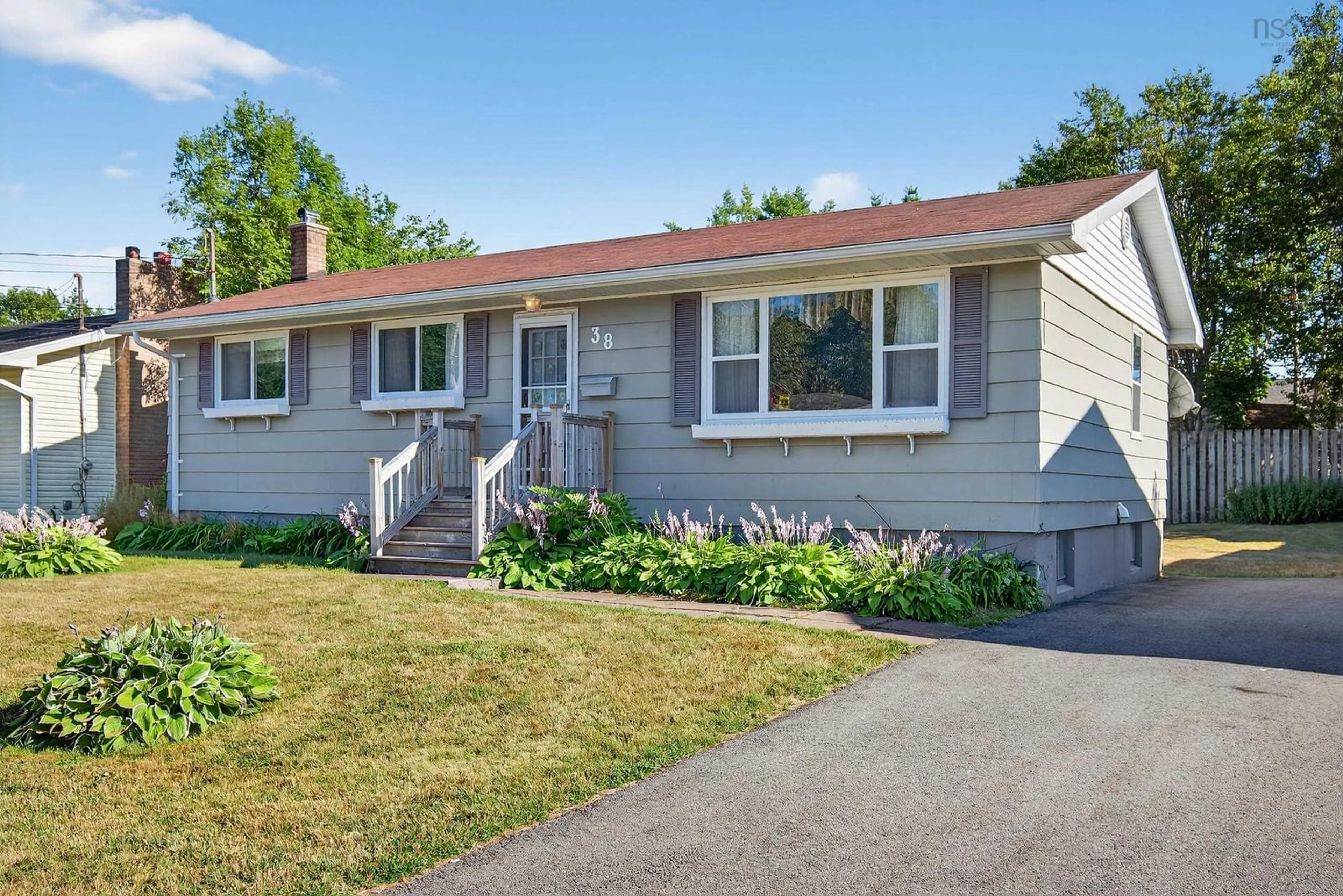 Home with vinyl exterior material, street for 38 Glenda Crescent, Sydney Nova Scotia B1S 2M5