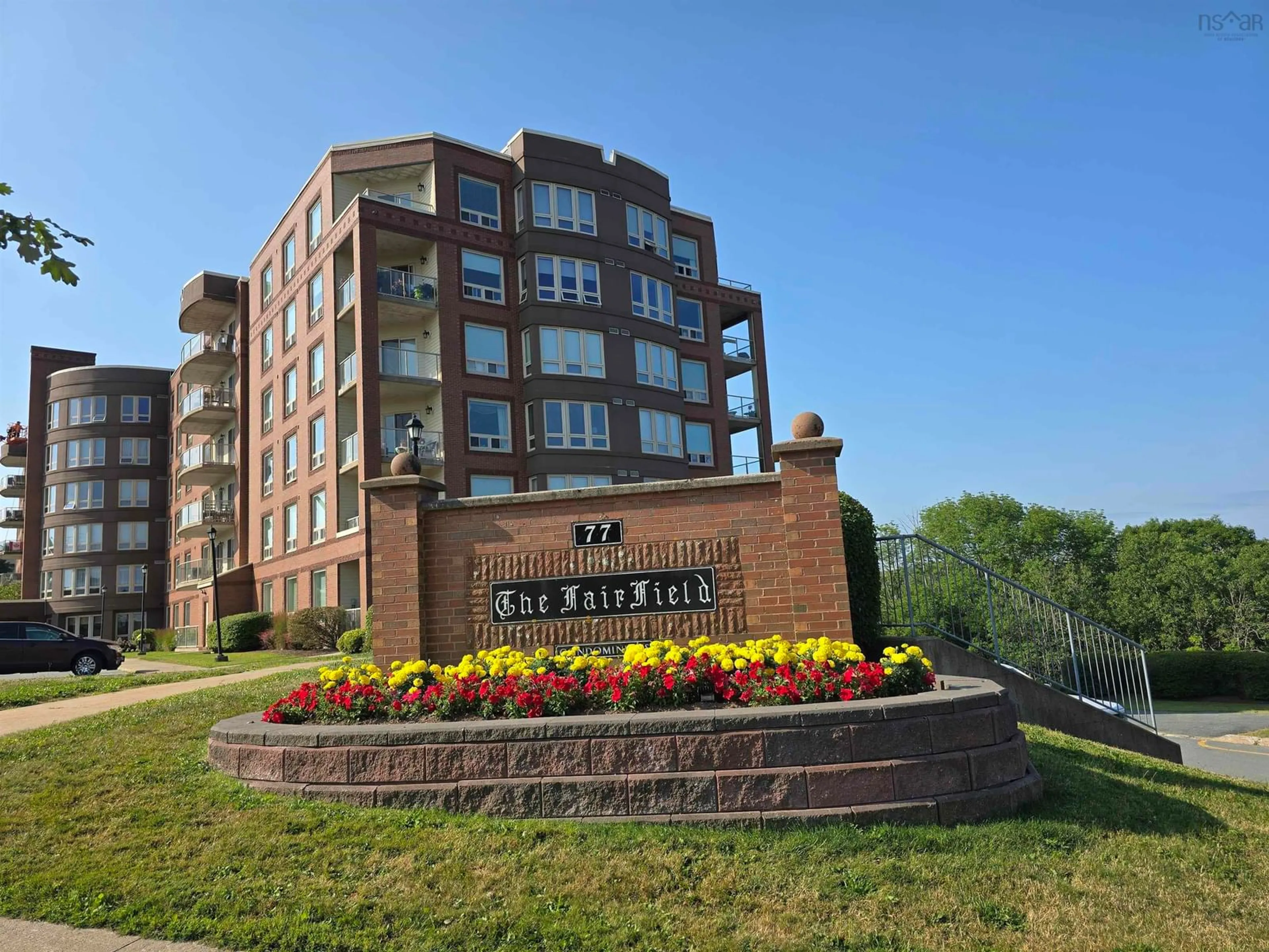 Home with brick exterior material, building for 77 Russell Lake Dr #607, Dartmouth Nova Scotia B2W 6R8