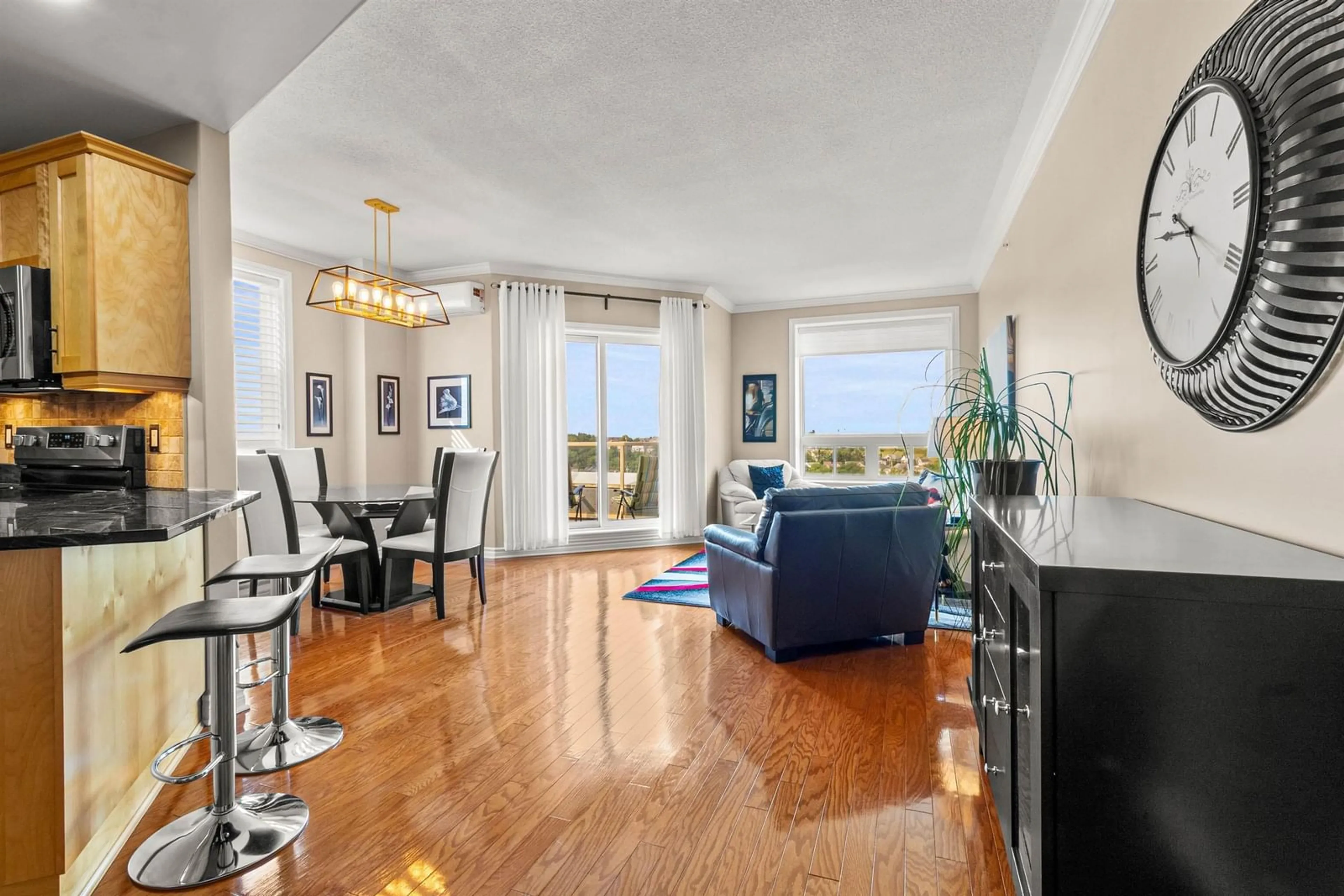 Living room with furniture, unknown for 77 Russell Lake Dr #607, Dartmouth Nova Scotia B2W 6R8