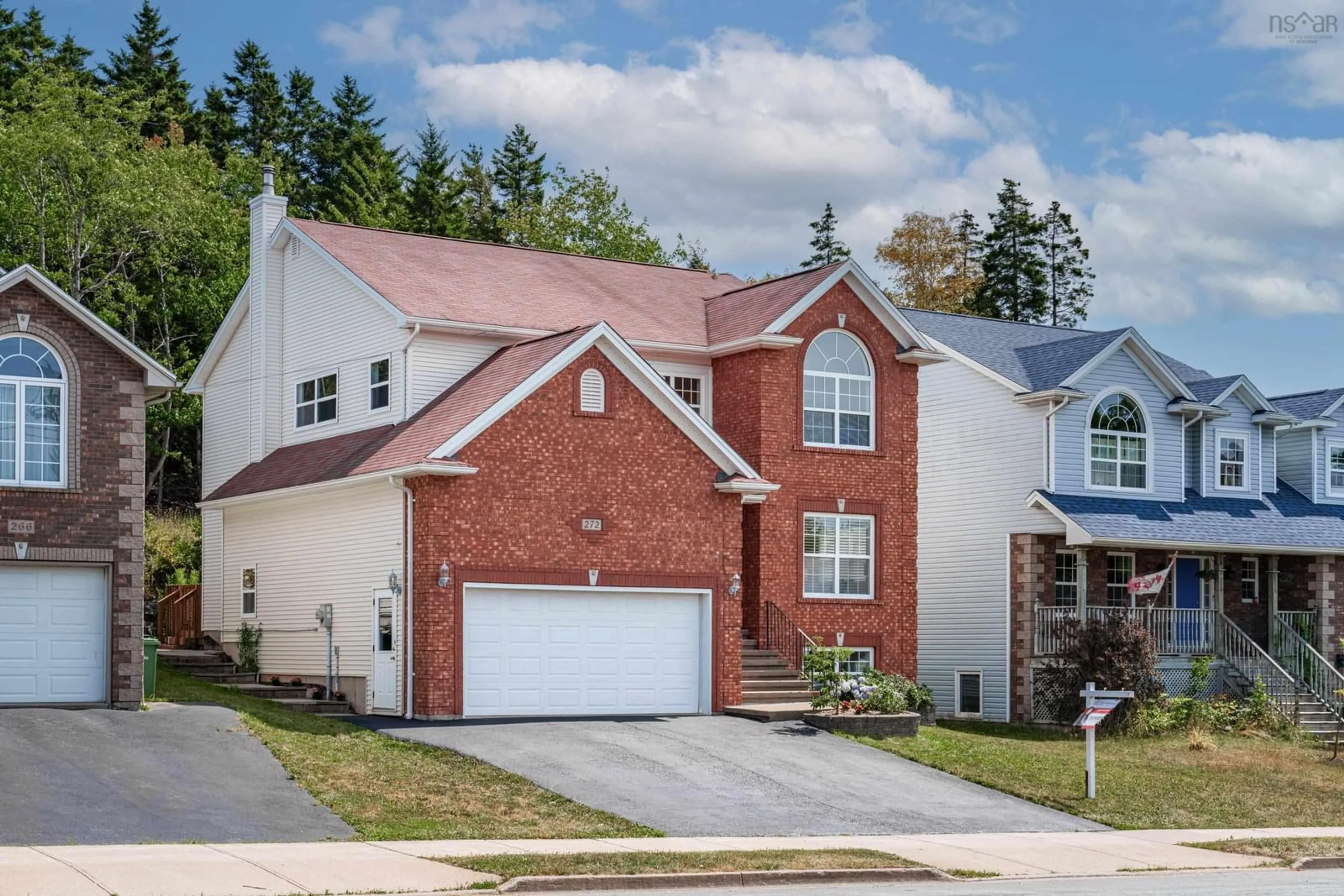 Home with brick exterior material, street for 272 Langbrae Dr, Halifax Nova Scotia B3S 1K4