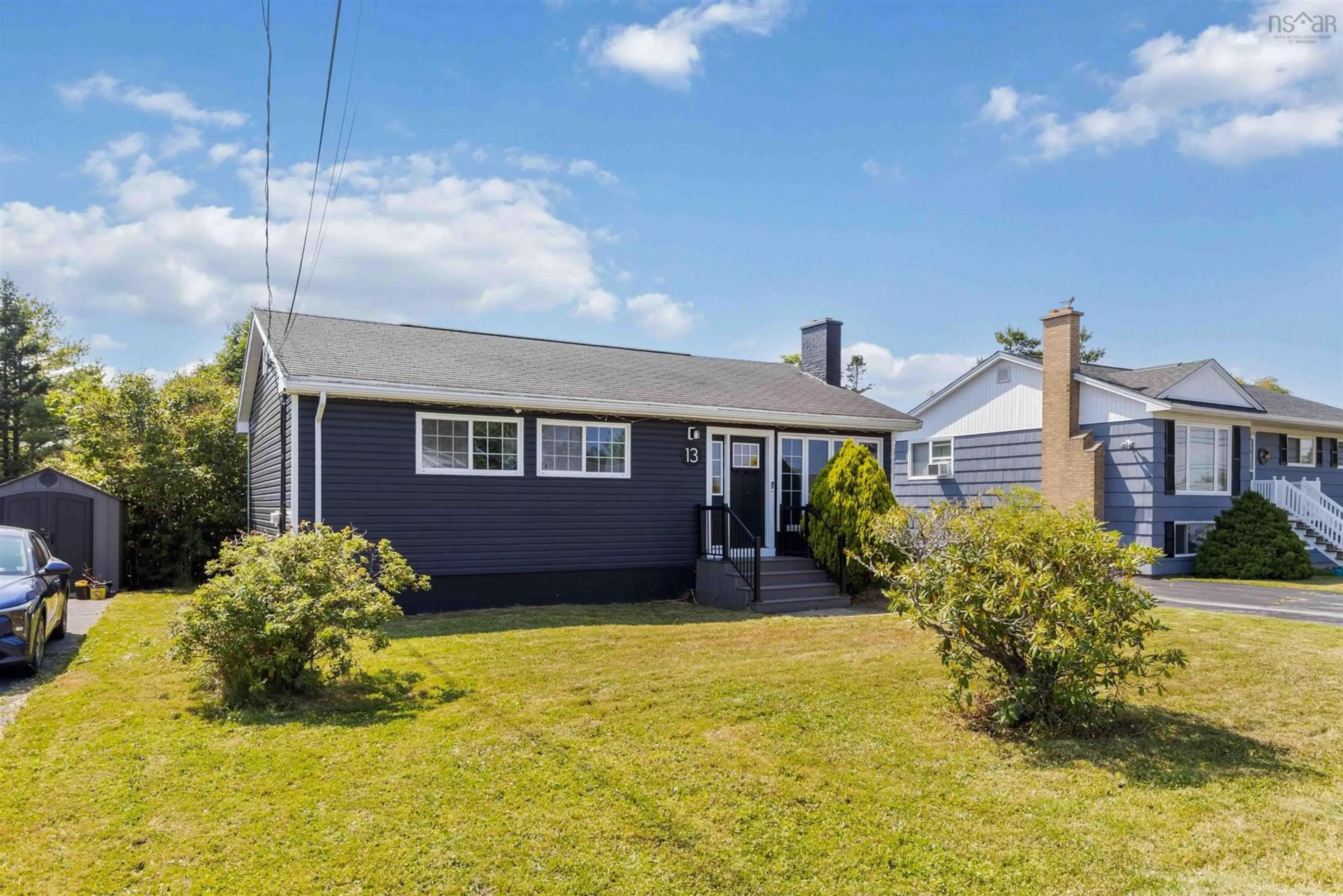 A pic from outside/outdoor area/front of a property/back of a property/a pic from drone, street for 13 Willowdale Dr, Dartmouth Nova Scotia B2V 1B9