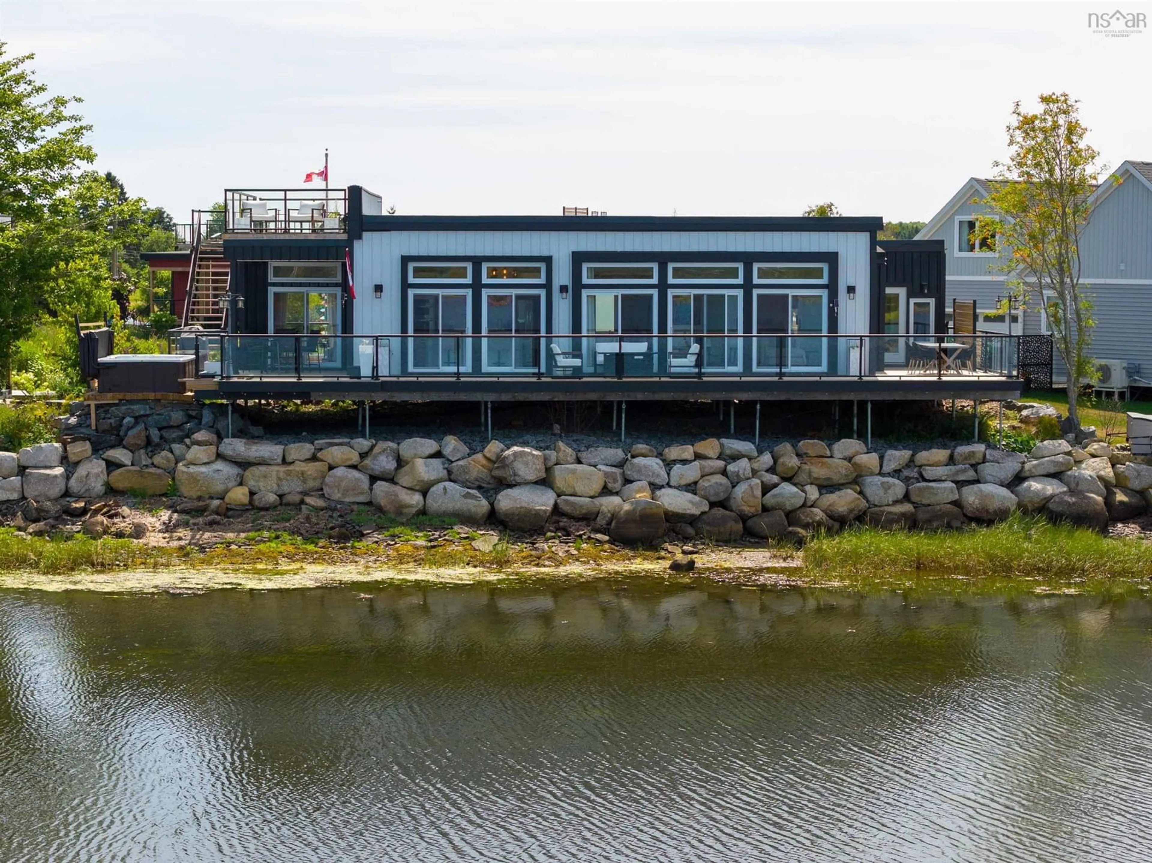Home with vinyl exterior material, water/lake/river/ocean view for 693 Masons Beach Rd #2, First South Nova Scotia B0J 2C0