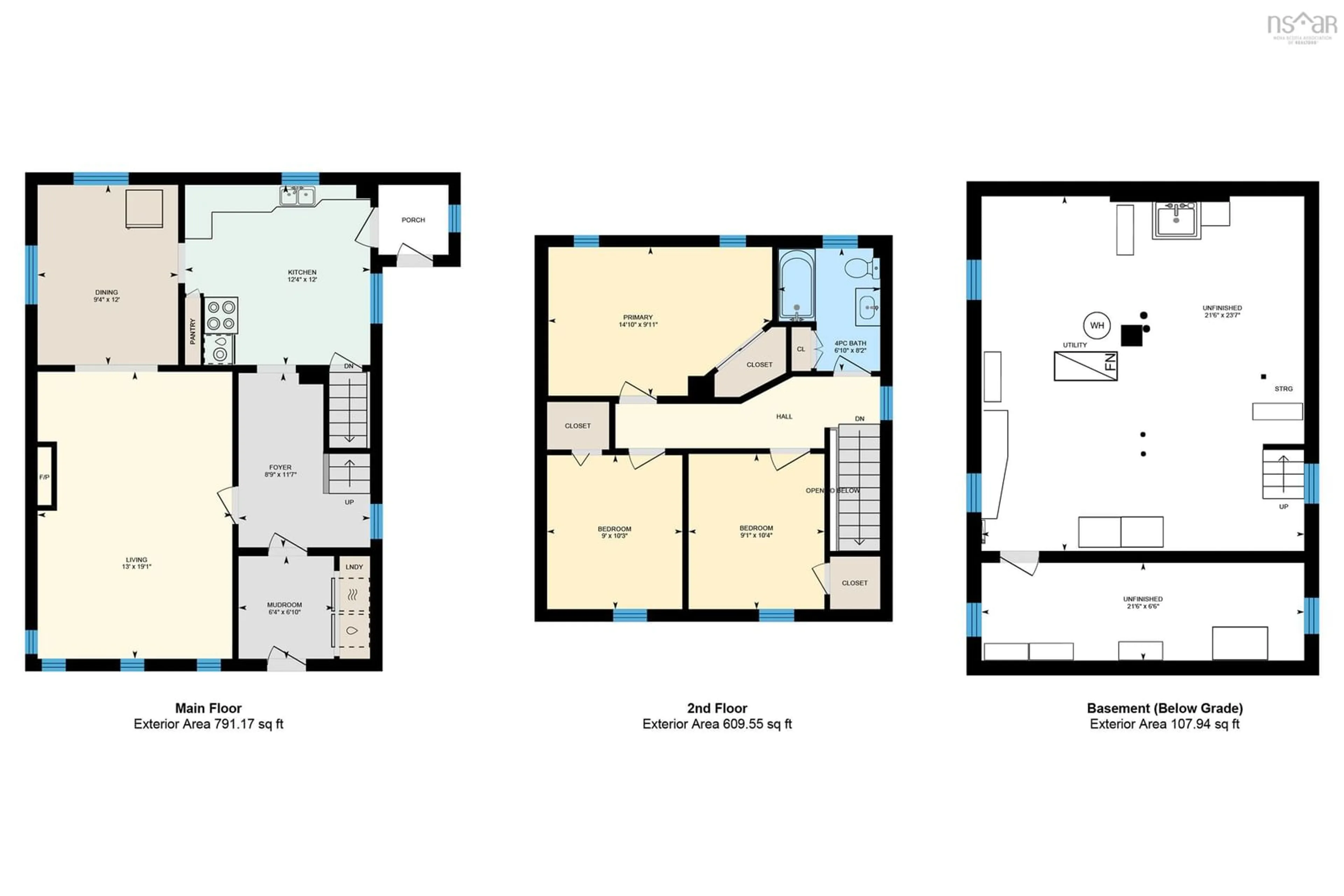 Floor plan for 94 Mcfarlane St, Springhill Nova Scotia B0M 1X0