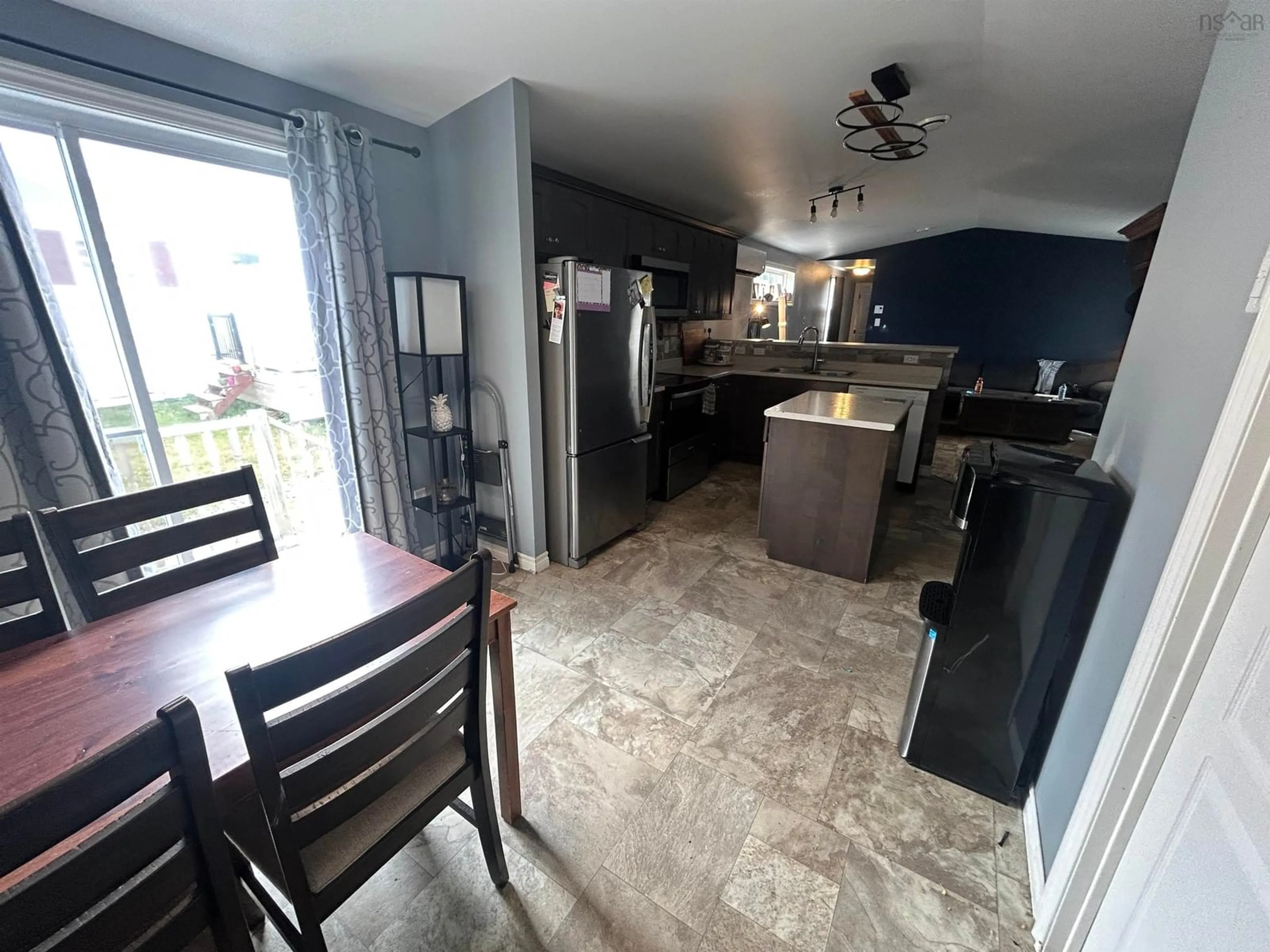 Open concept kitchen, ceramic/tile floor for 32 Rogers Drive, Lower South River Nova Scotia B2G 0E7