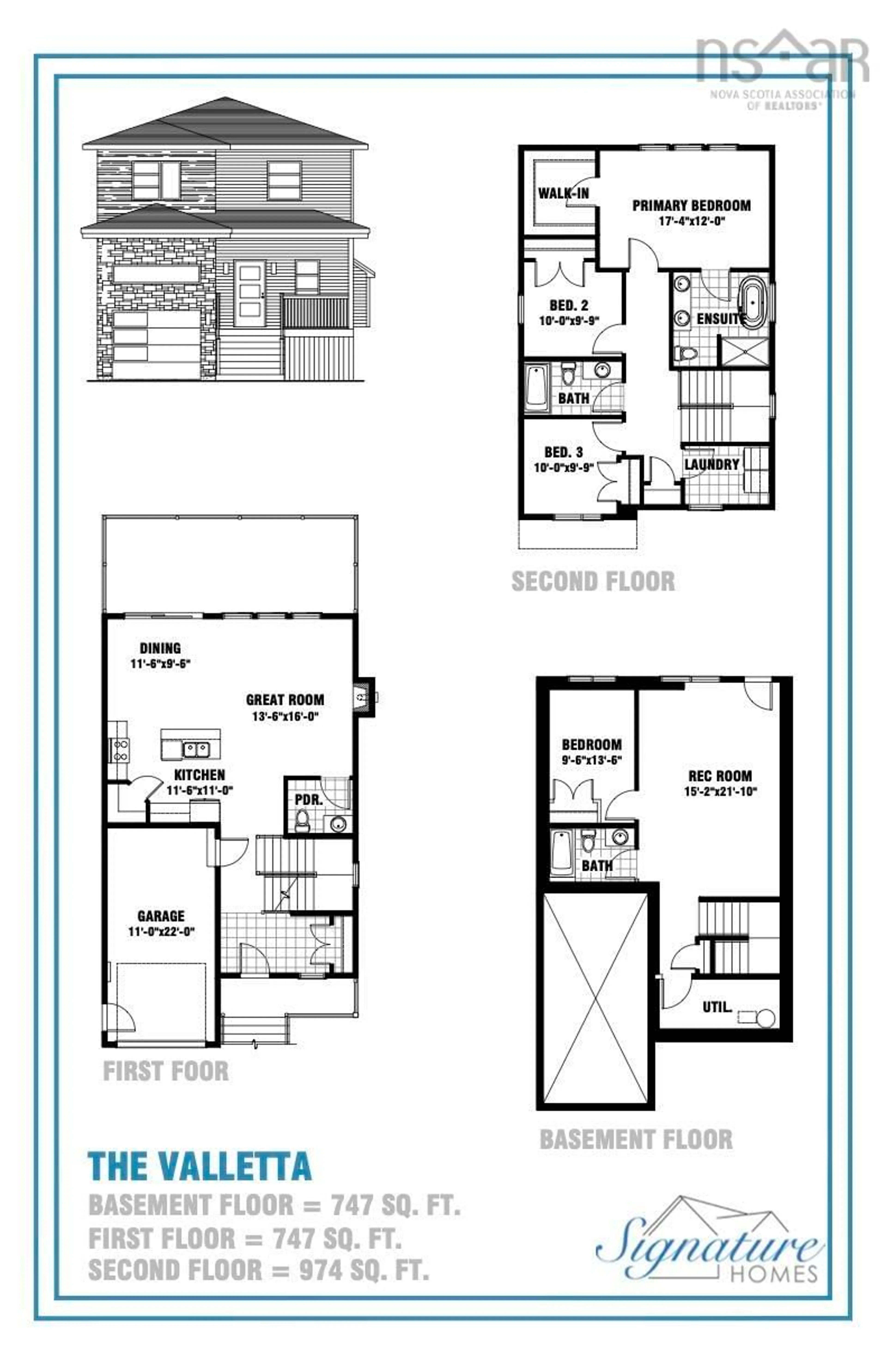 Floor plan for 14 Wanders Way, Timberlea Nova Scotia B3T 0N8