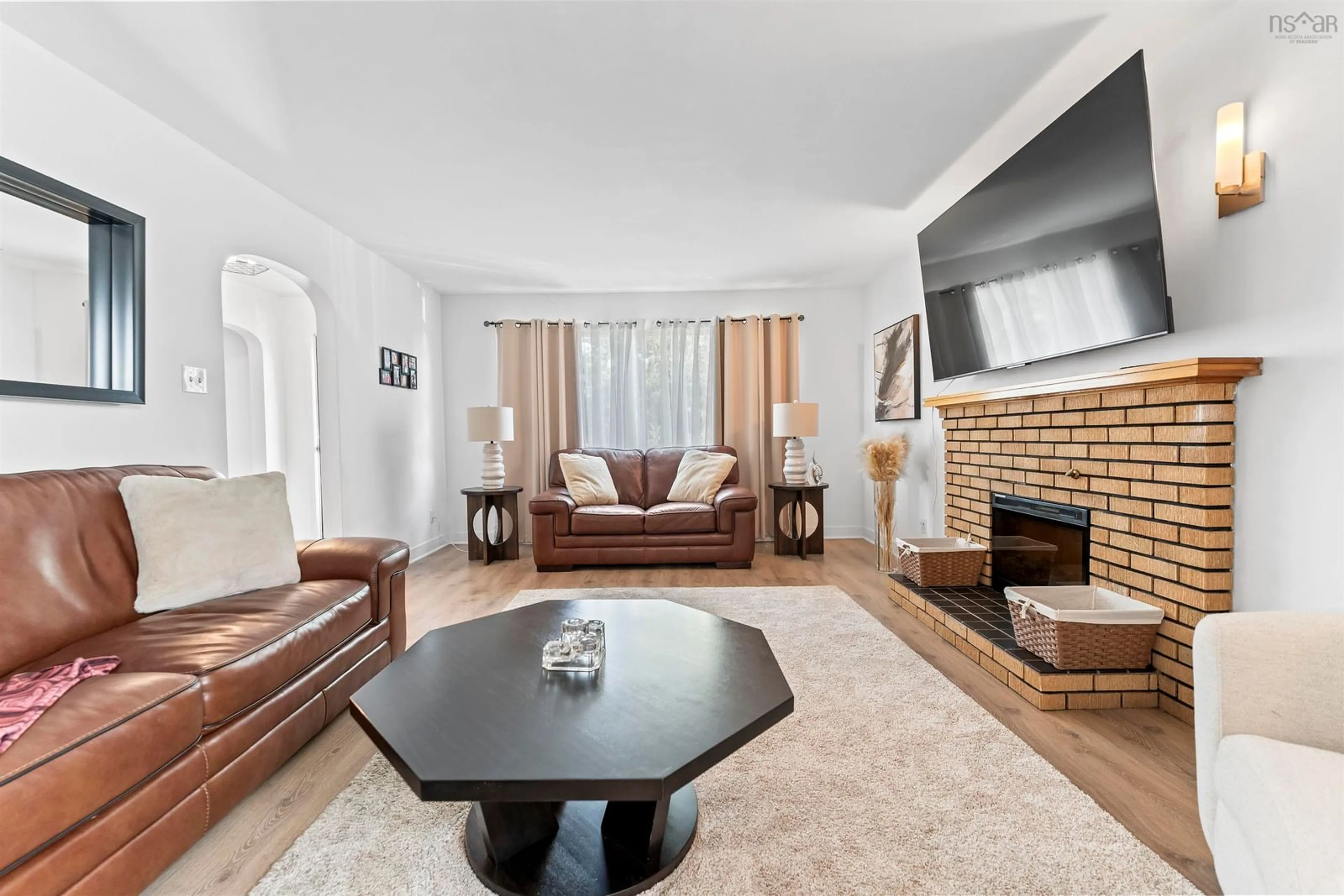 Living room with furniture, unknown for 14 Hornes Rd, Eastern Passage Nova Scotia B3G 1N4