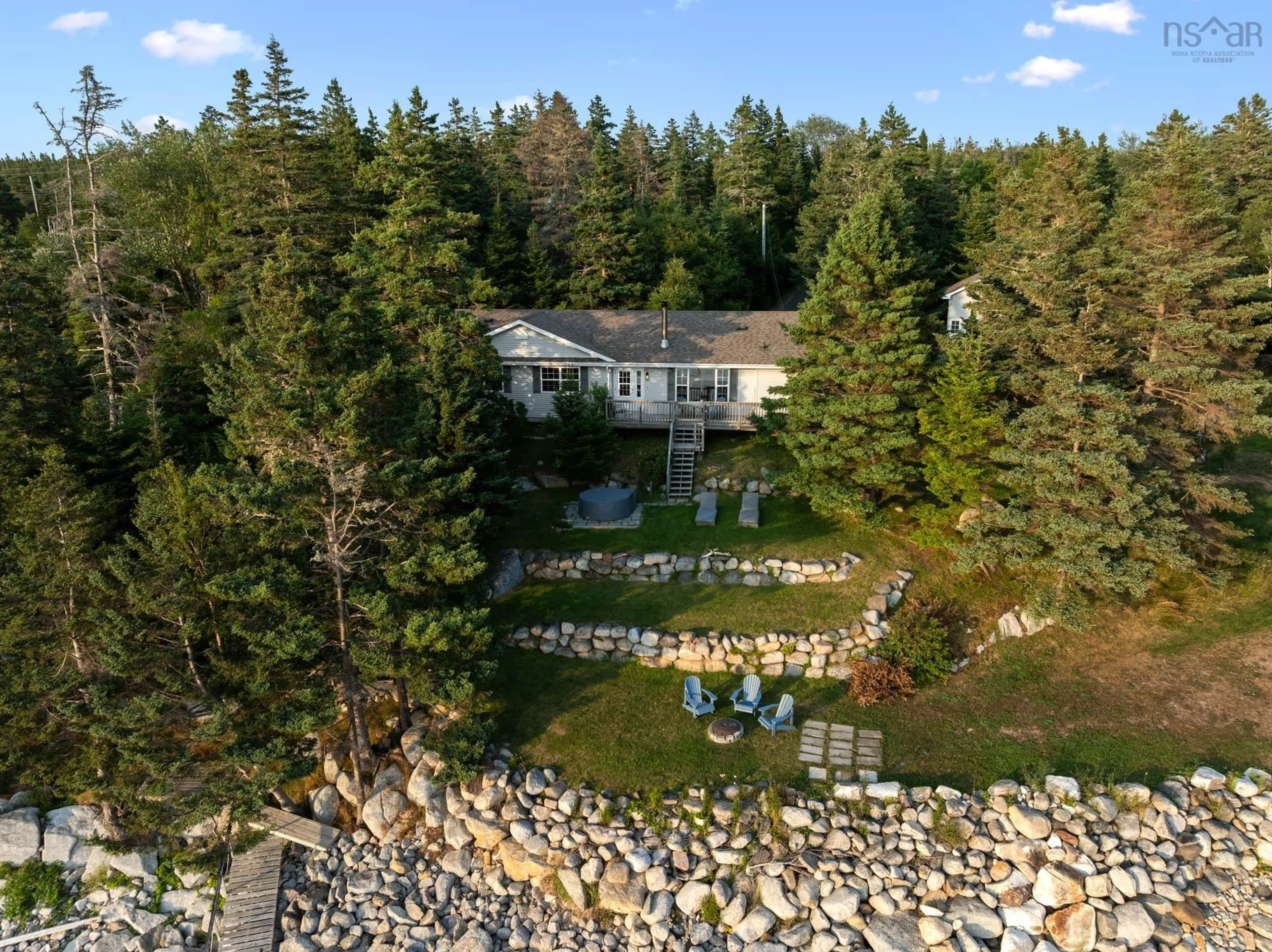 A pic from outside/outdoor area/front of a property/back of a property/a pic from drone, water/lake/river/ocean view for 8748 Peggys Cove Rd, Indian Harbour Nova Scotia B3Z 3P3