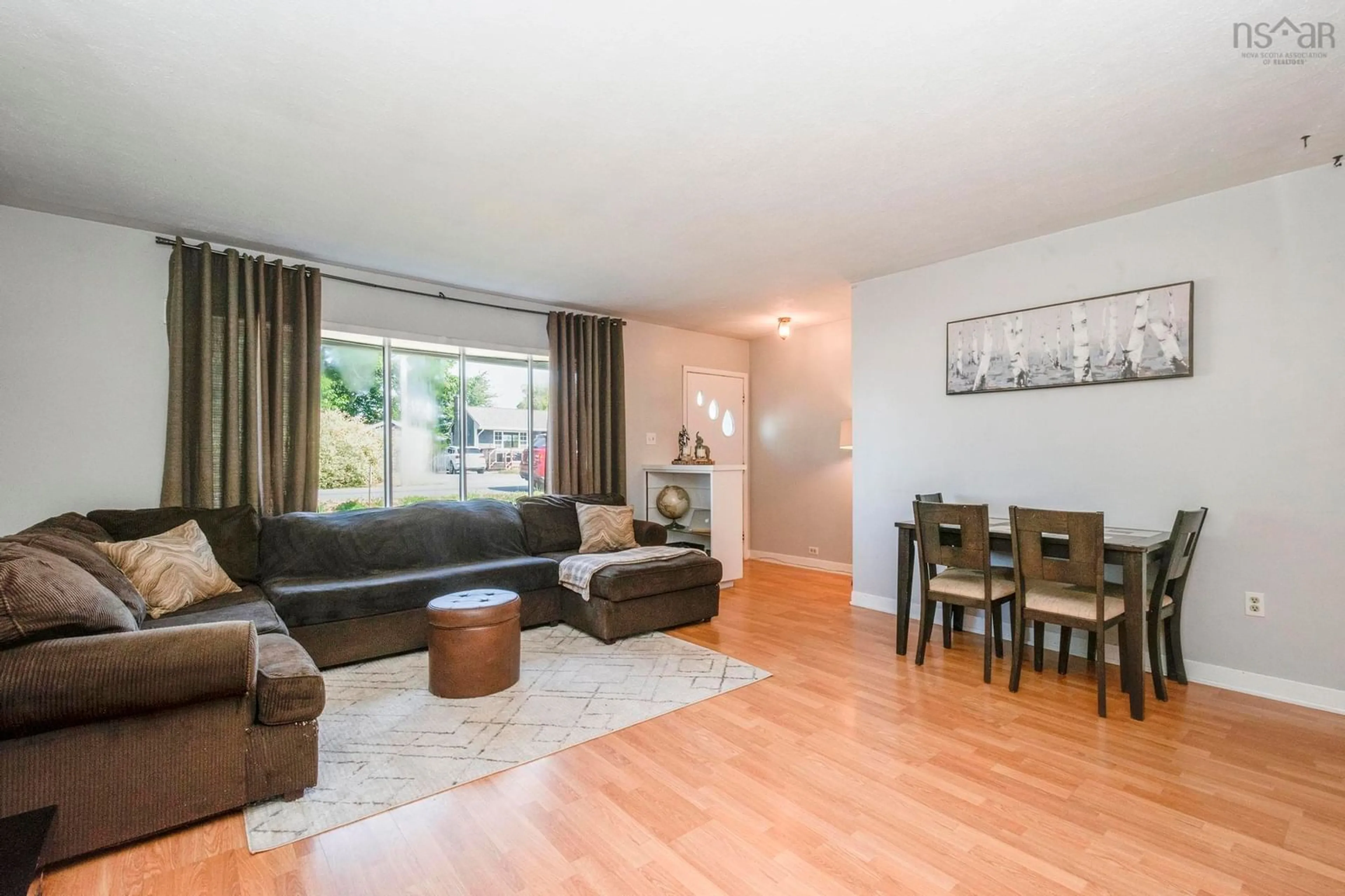 Living room with furniture, wood/laminate floor for 251 Town Rd, Falmouth Nova Scotia B0P 1L0