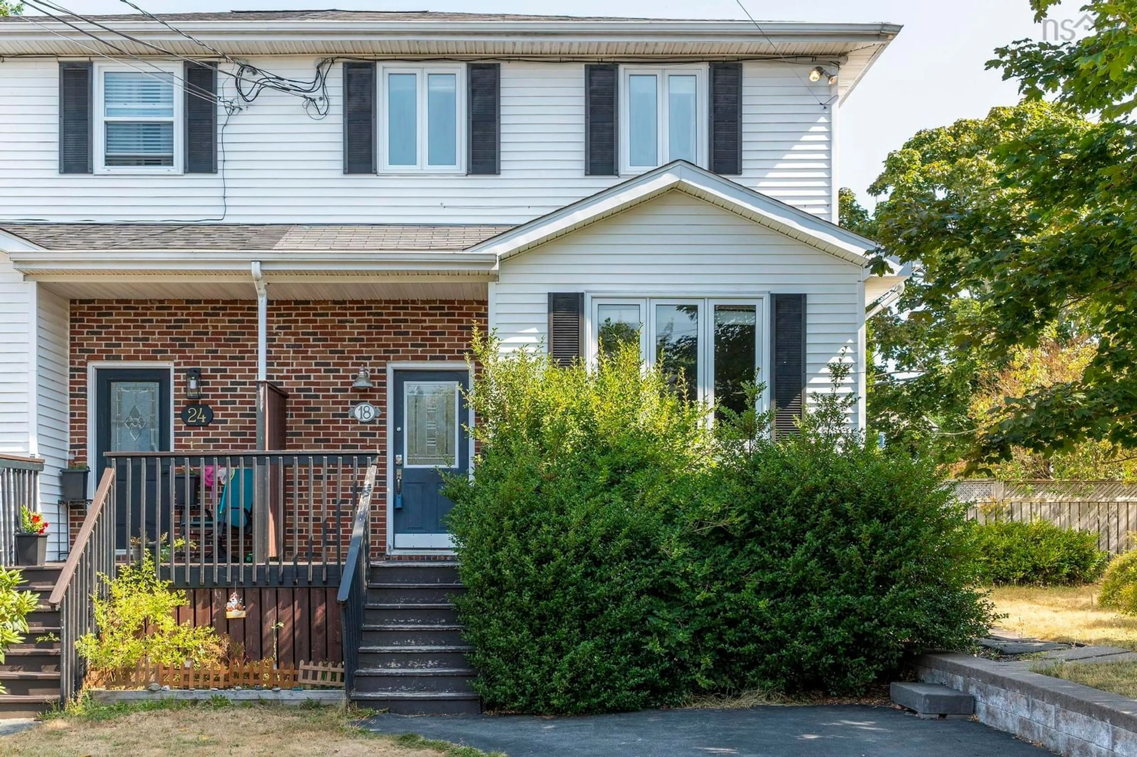 Home with brick exterior material, street for 18 Anahid Crt, Bedford Nova Scotia B4A 3X2