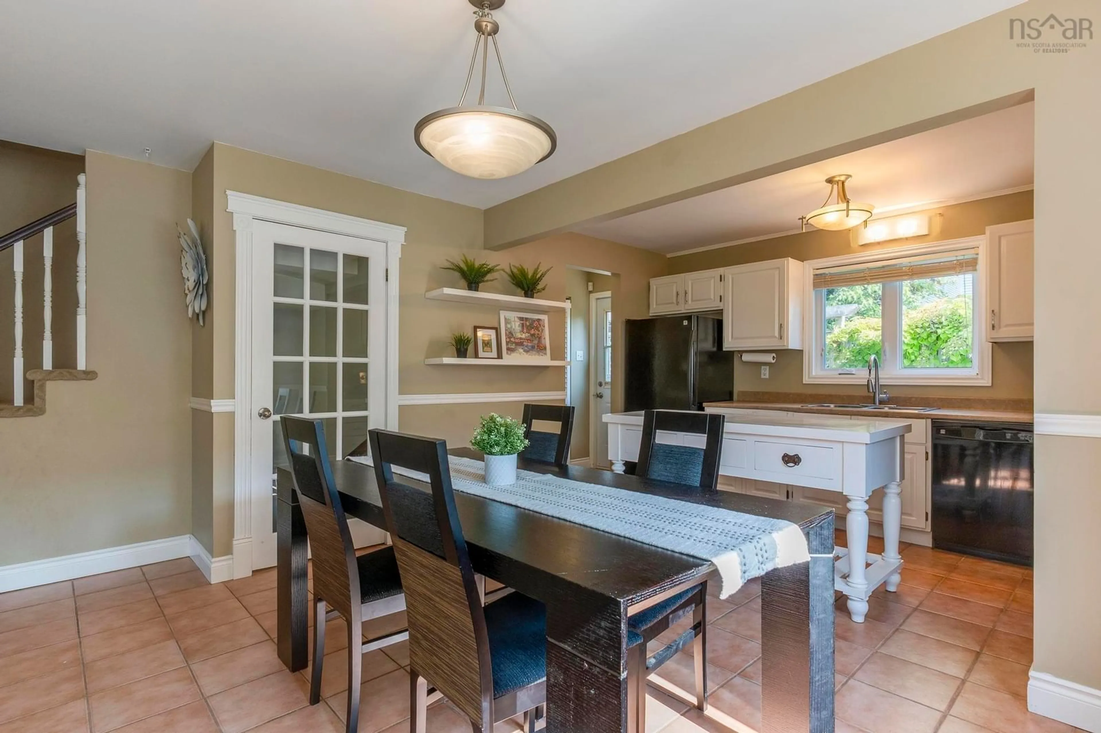Open concept kitchen, ceramic/tile floor for 18 Anahid Crt, Bedford Nova Scotia B4A 3X2