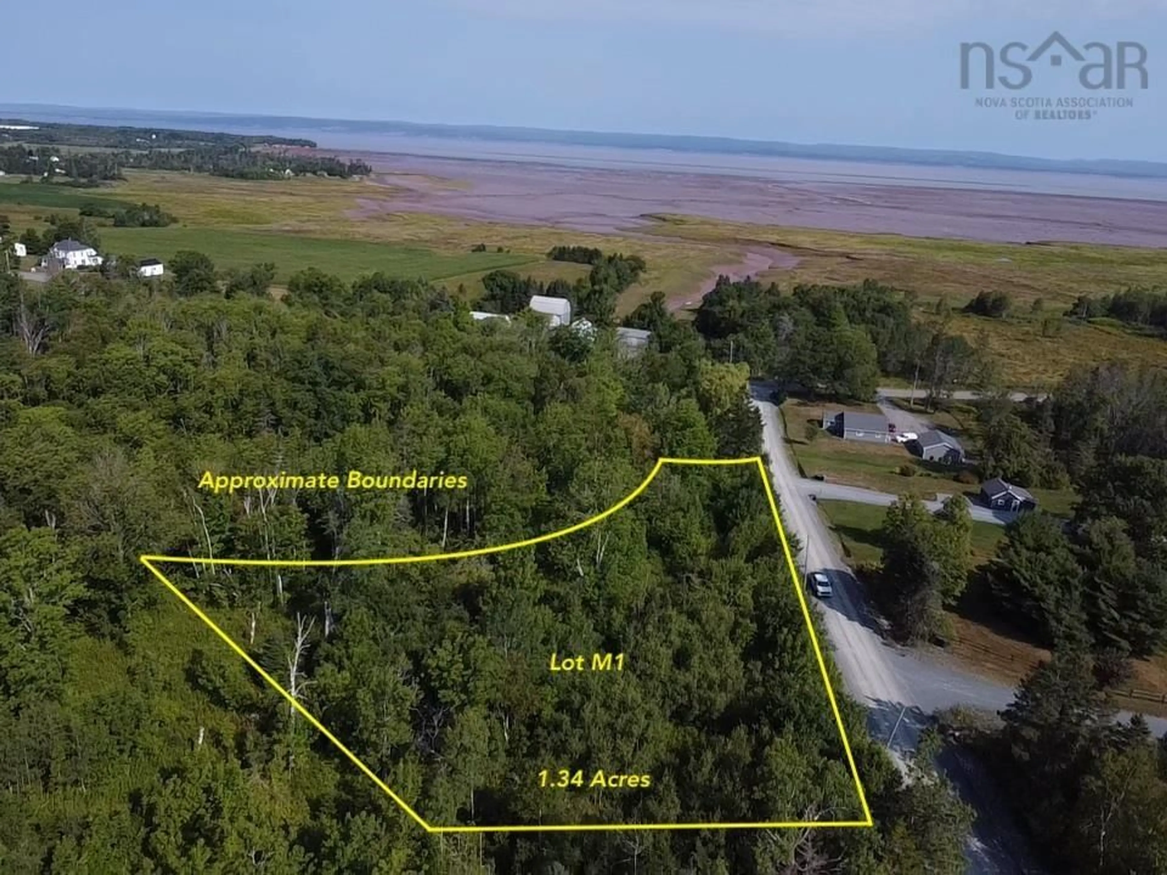 A pic from outside/outdoor area/front of a property/back of a property/a pic from drone, water/lake/river/ocean view for Lot M1 Lake Rd, Noel Nova Scotia B0N 2H0