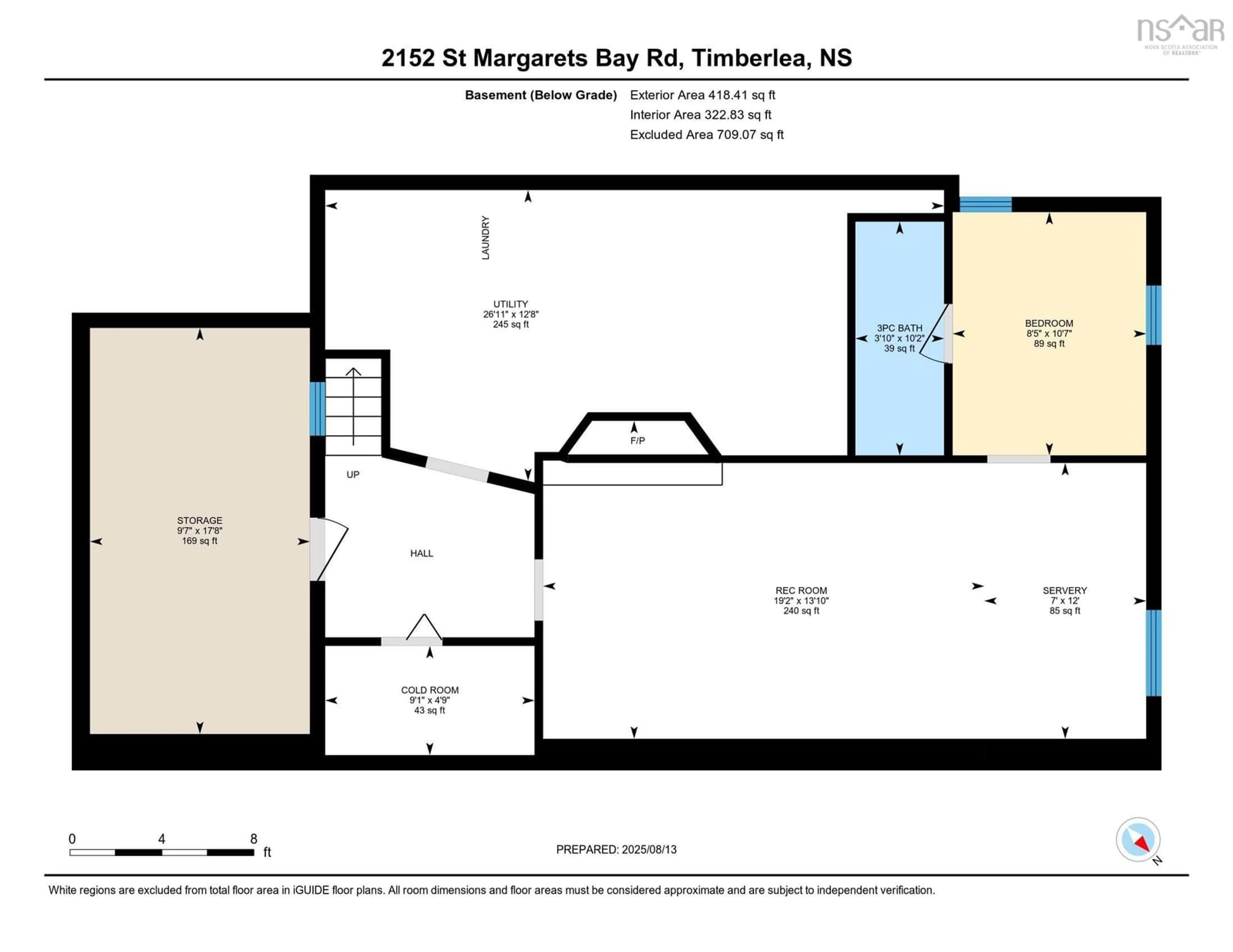 Floor plan for 2152 St. Margarets Bay Rd, Timberlea Nova Scotia B3T 1C9