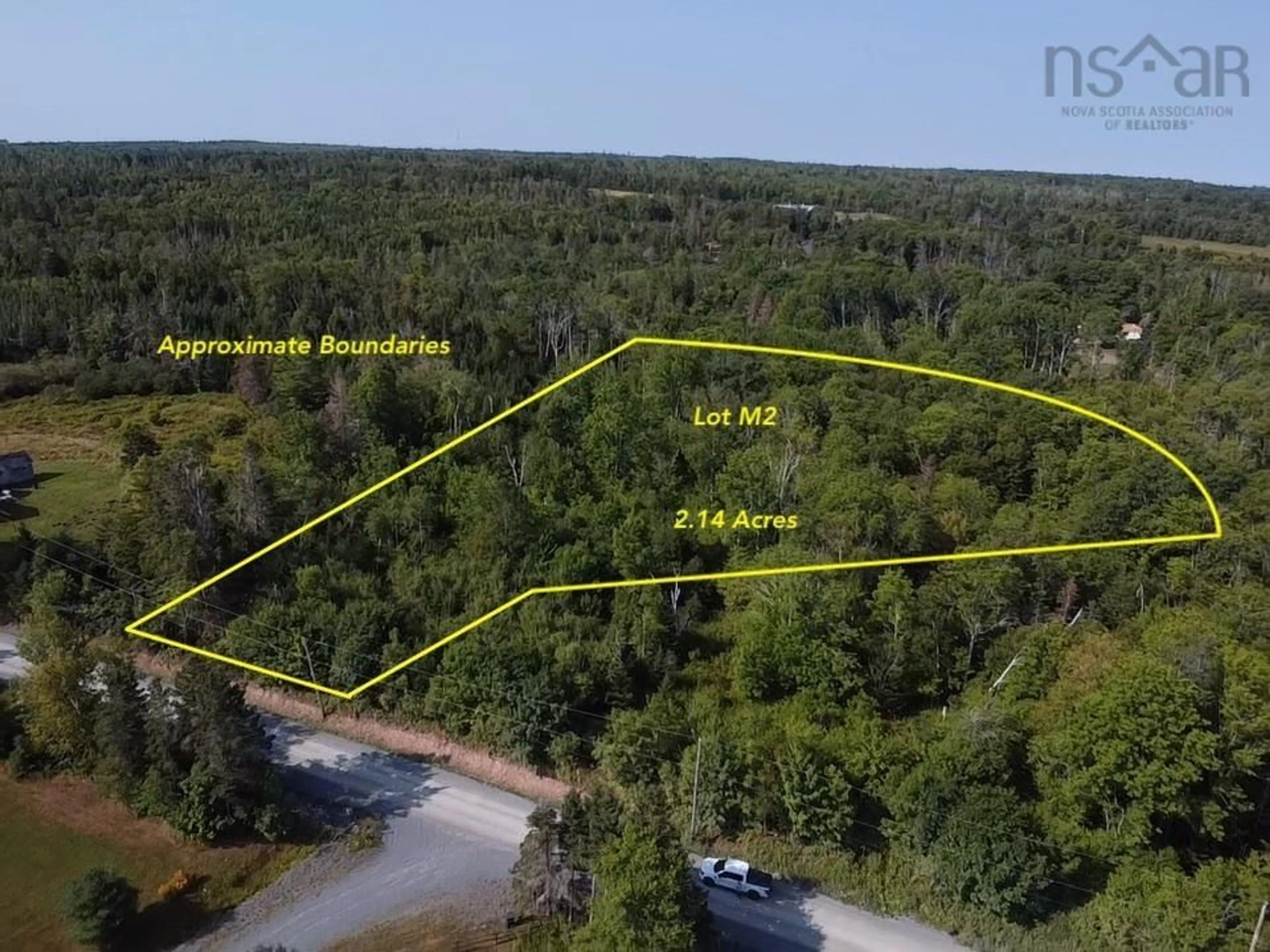 A pic from outside/outdoor area/front of a property/back of a property/a pic from drone, forest/trees view for Lot M2 Lake Rd, Noel Nova Scotia B0N 2H0