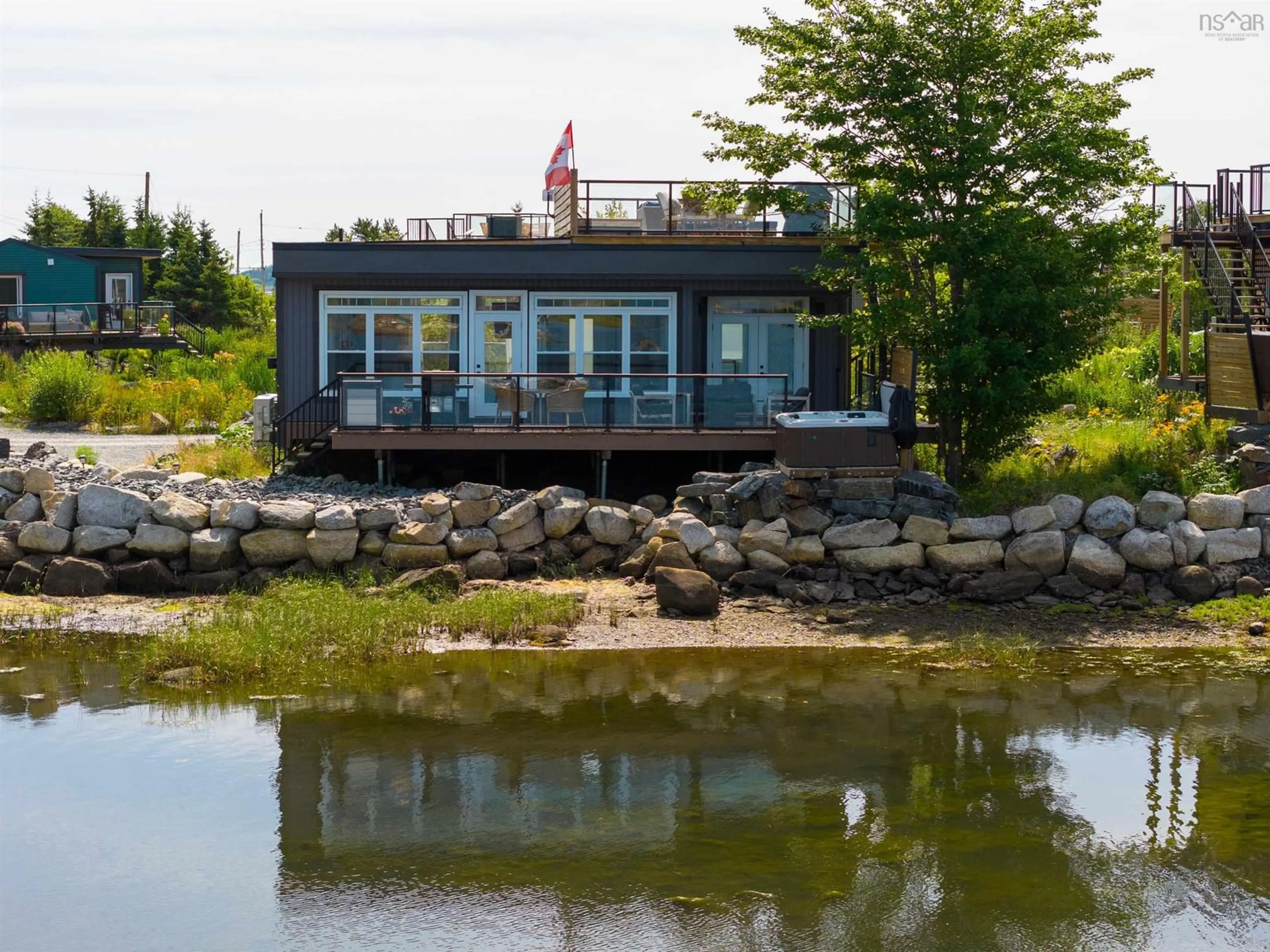 Home with vinyl exterior material, water/lake/river/ocean view for 693 Masons Beach Rd #3, First South Nova Scotia B0J 2C0