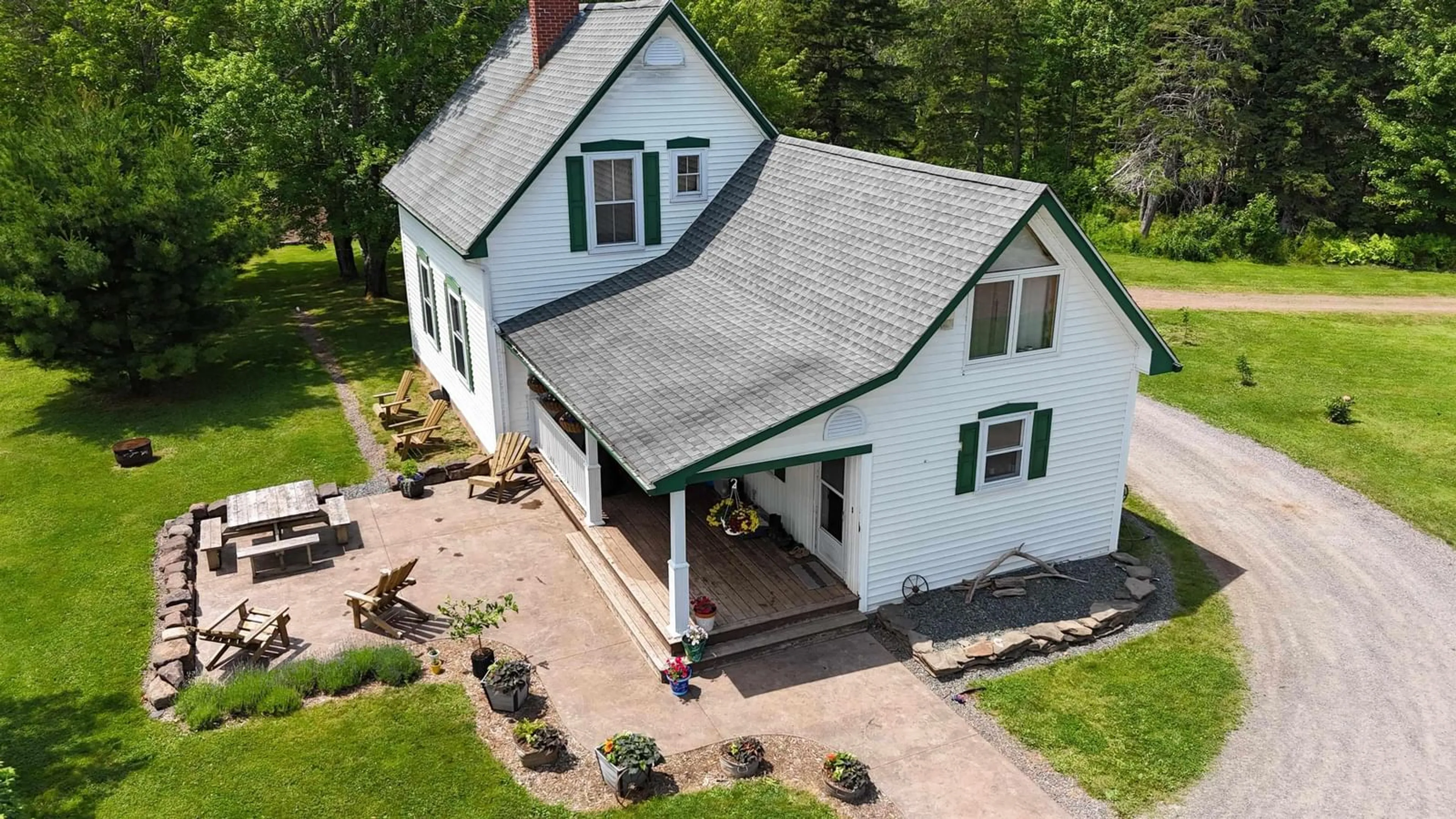 A pic from outside/outdoor area/front of a property/back of a property/a pic from drone, street for 510 Sand Point Rd, Barrachois Nova Scotia B0K 1V0