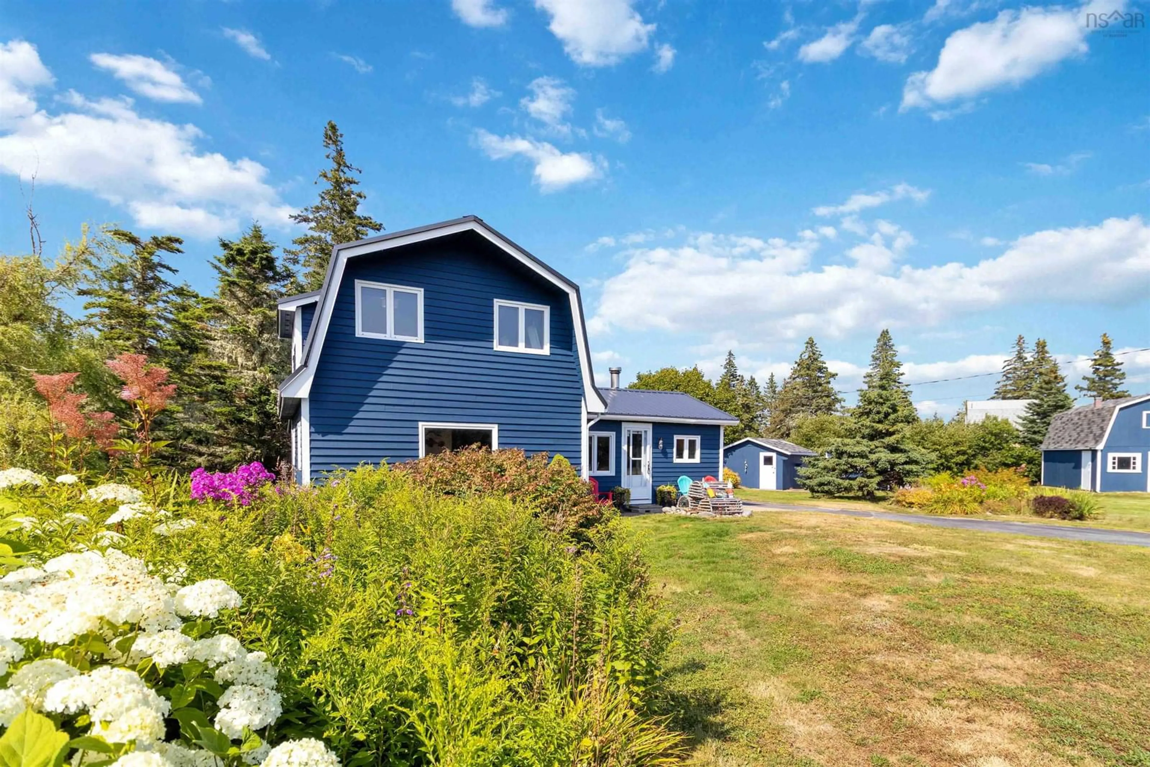 Home with vinyl exterior material, water/lake/river/ocean view for 46 Haughns Rd, Beach Meadows Nova Scotia B0J 1H0