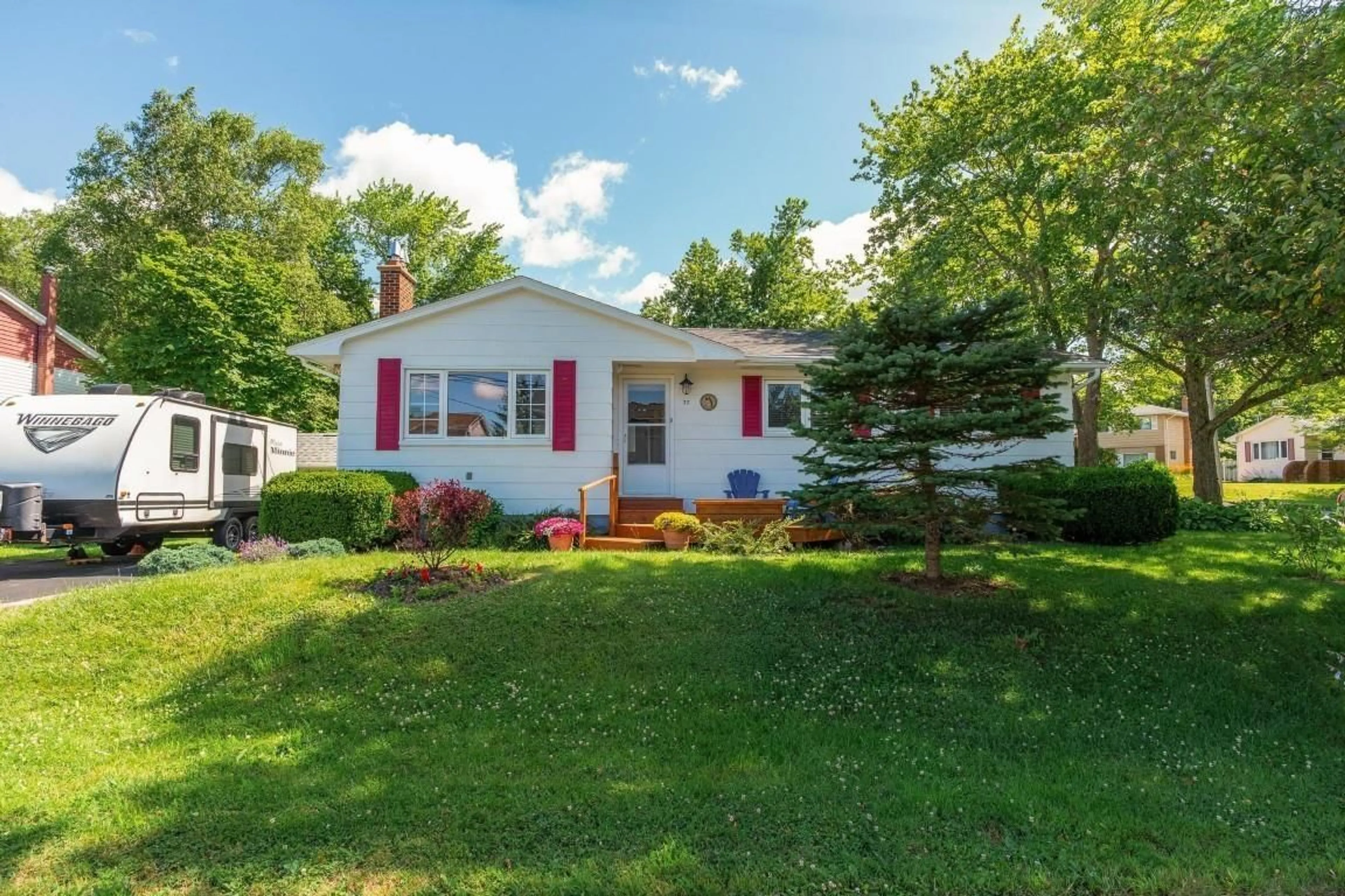 Home with vinyl exterior material, street for 37 Robert Dr, Dartmouth Nova Scotia B2W 2A2