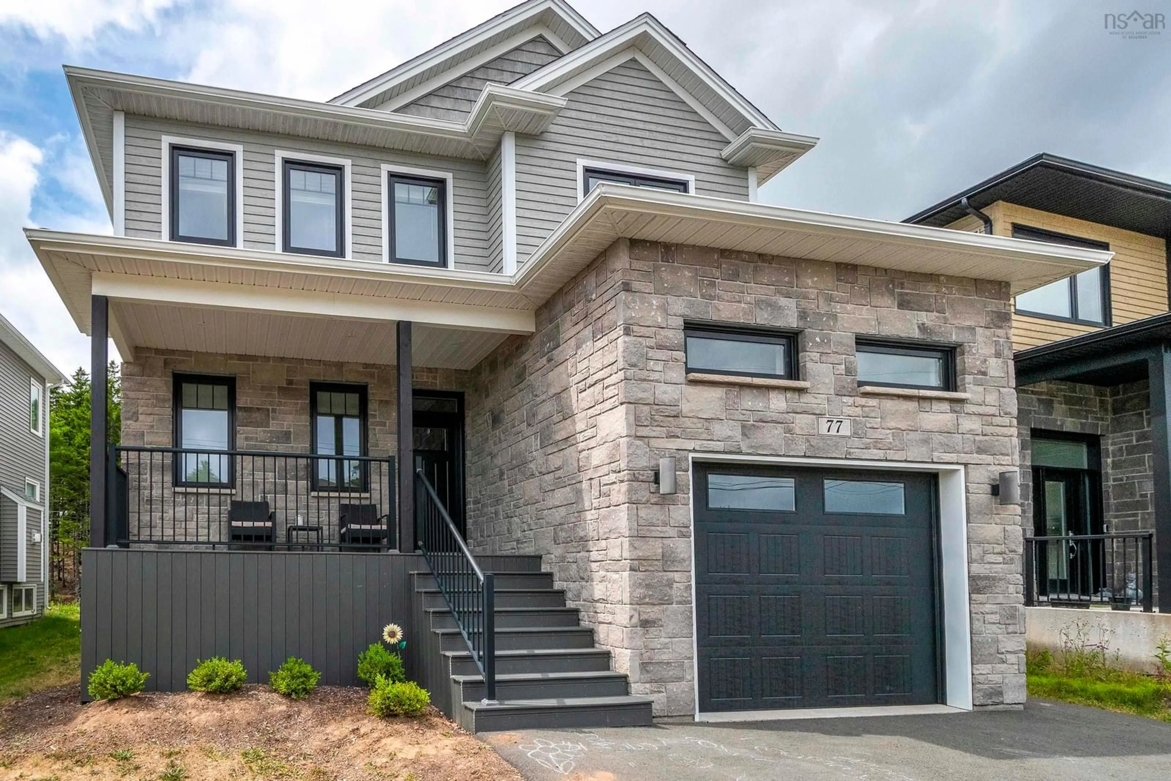 Home with brick exterior material, street for 77 Bristolton Ave, Bedford Nova Scotia B4B 0Z4