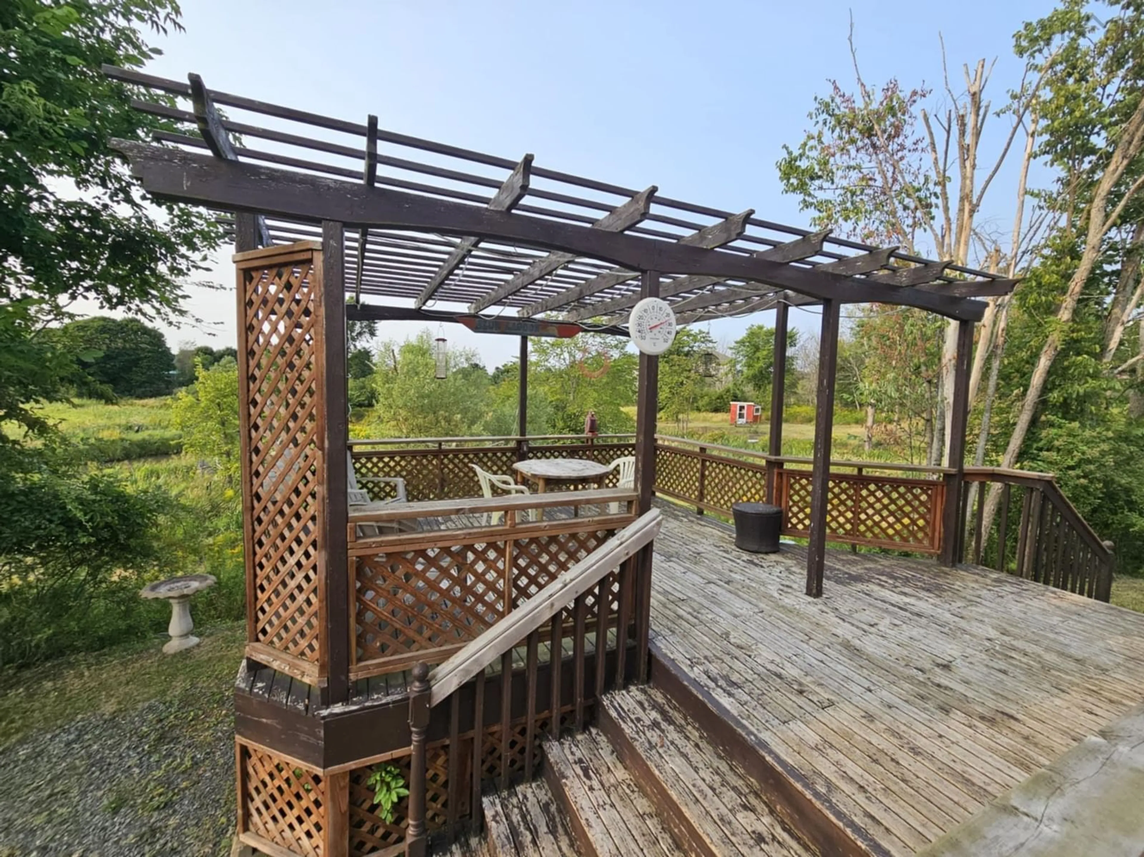 Patio, forest/trees view for 435 Prince St, Truro Nova Scotia B2N 1E6