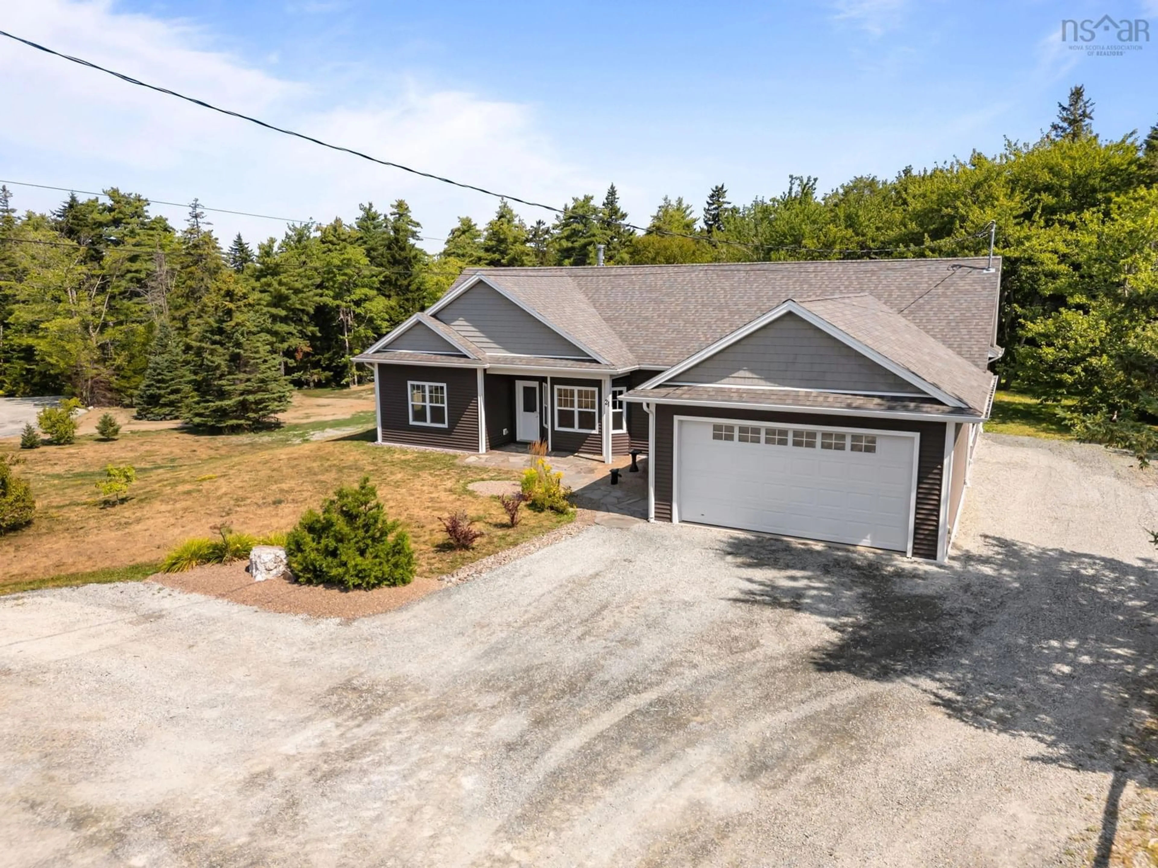 A pic from outside/outdoor area/front of a property/back of a property/a pic from drone, street for 21 Prospectors Loop, Montague Gold Mines Nova Scotia B2R 1K6