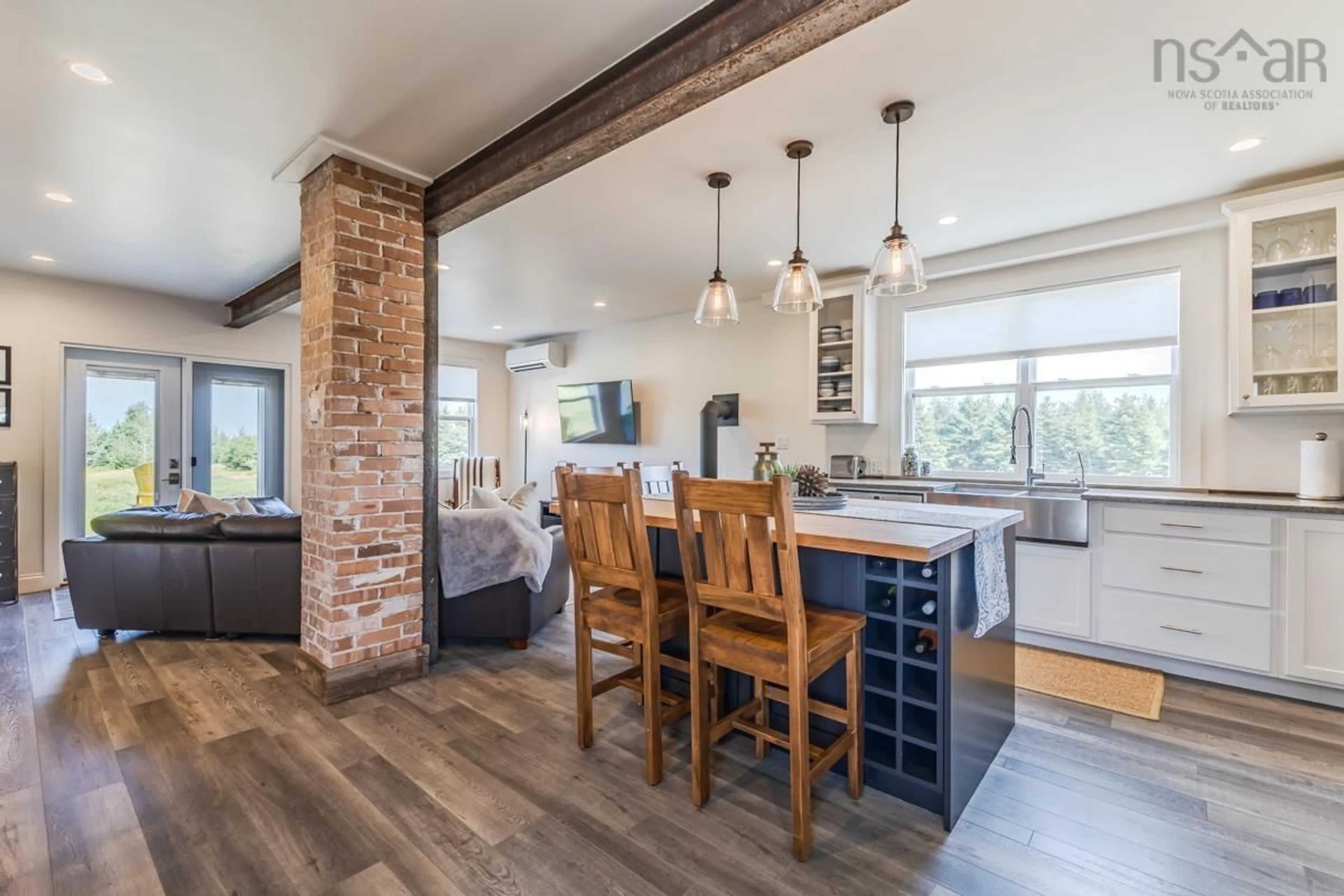 Open concept kitchen, unknown for 6 Horton Point Rd, Malagash Nova Scotia B0K 1E0