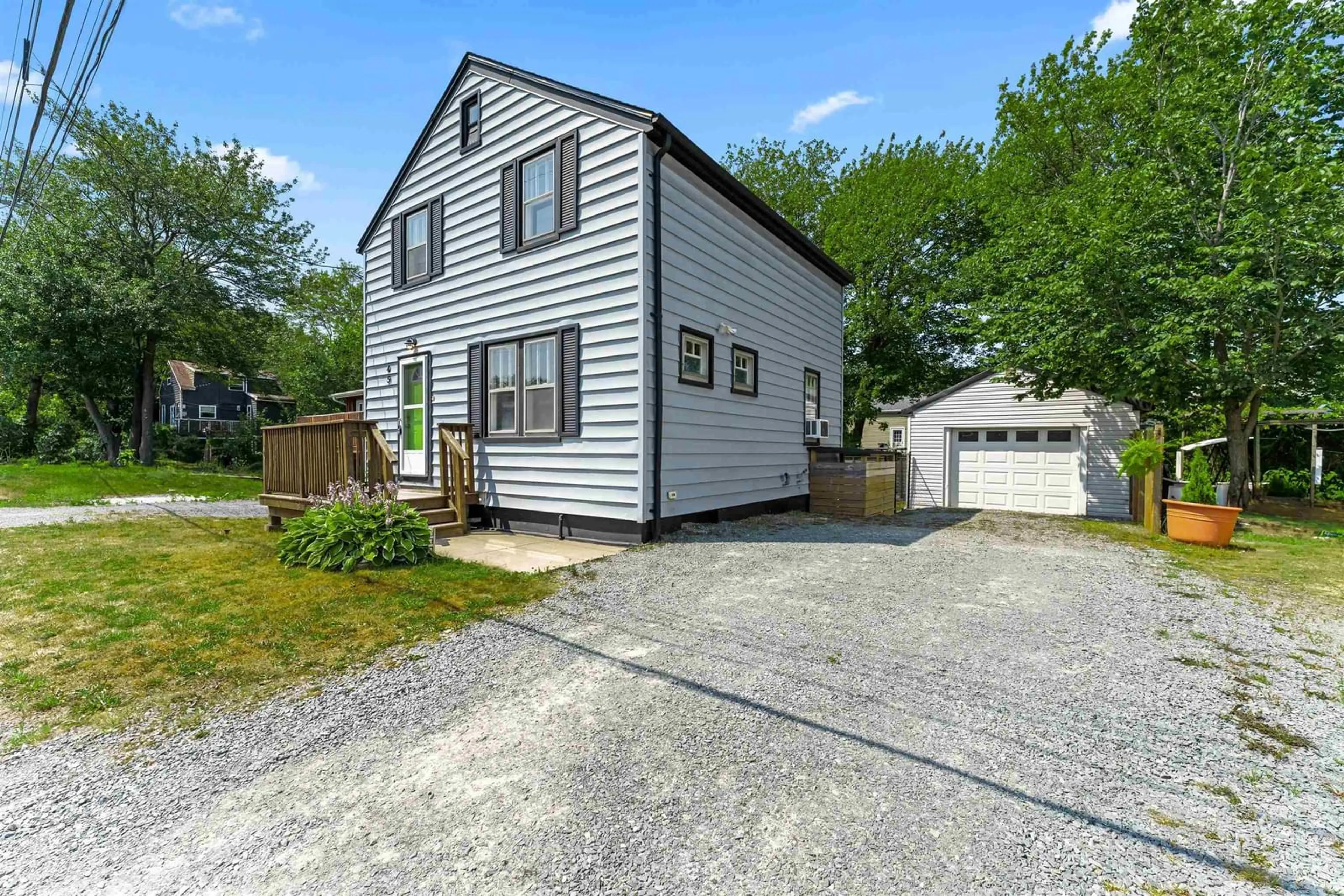 Home with vinyl exterior material, street for 45 School Ave, Halifax Nova Scotia B3N 2E1