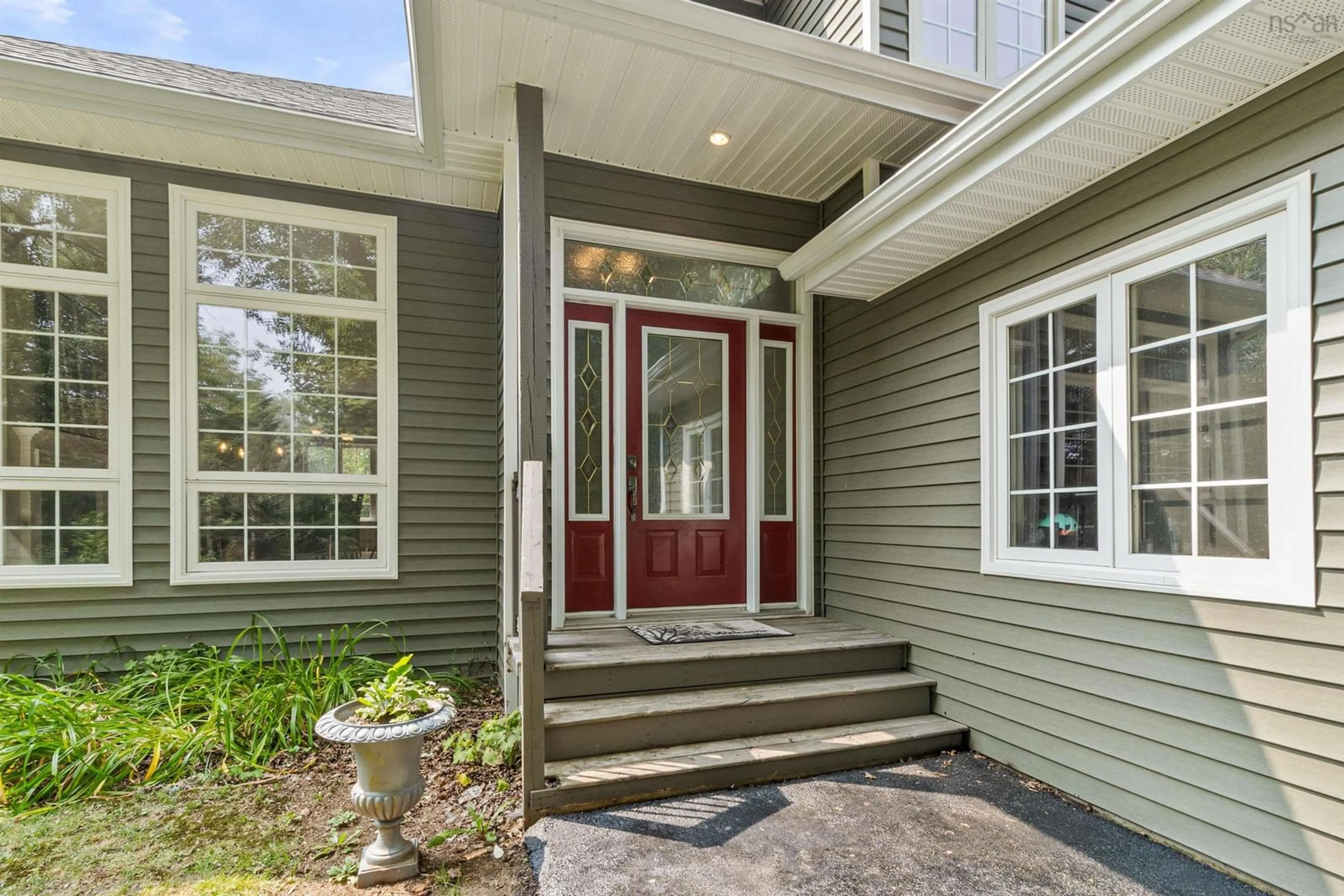 Home with vinyl exterior material, street for 80 Tudor Lane, Stillwater Lake Nova Scotia B3Z 4J1