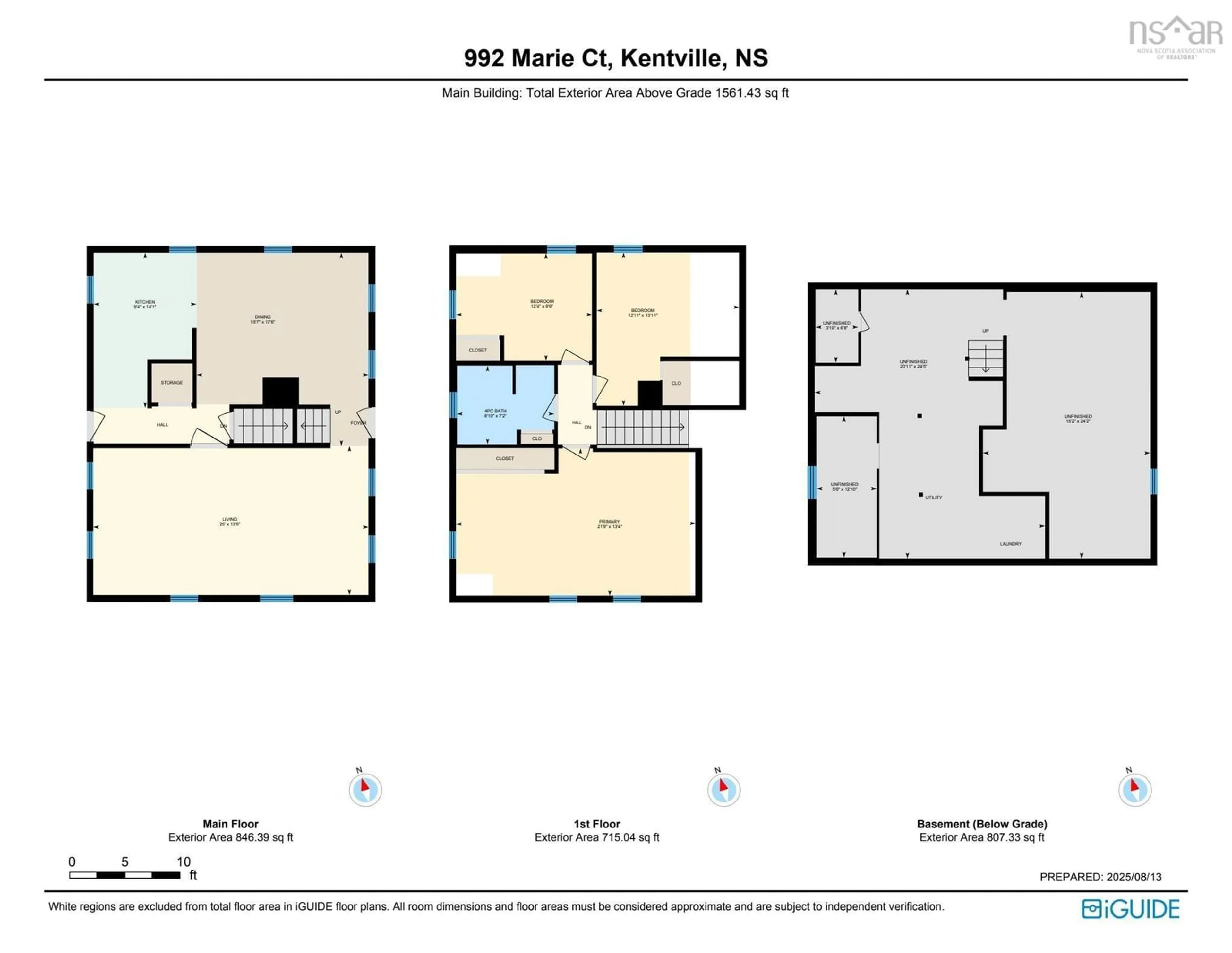 Floor plan for 992 Marie Crt, North Kentville Nova Scotia B4N 4K3