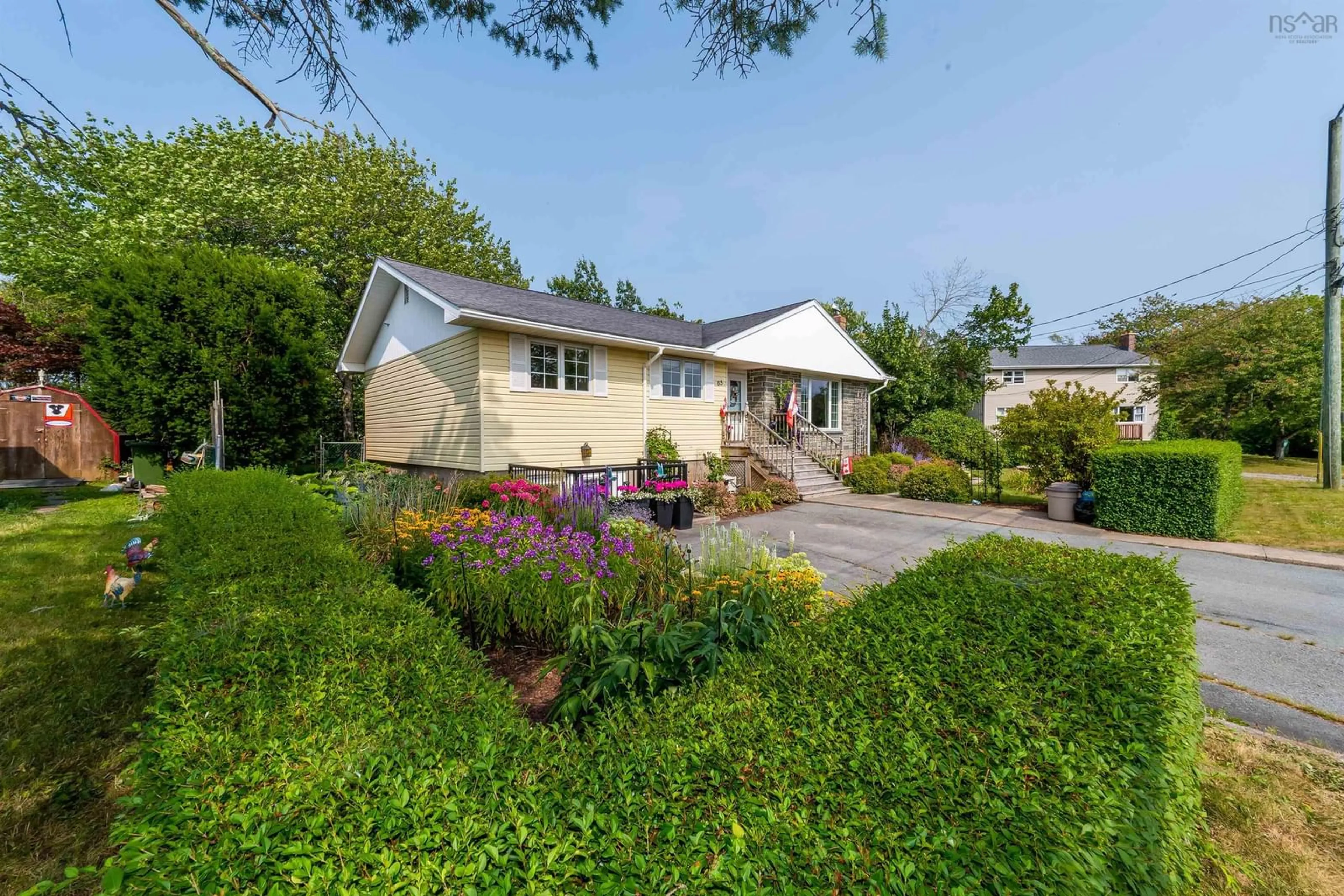 A pic from outside/outdoor area/front of a property/back of a property/a pic from drone, street for 65 Penhorn Dr, Dartmouth Nova Scotia B2Y 3K6
