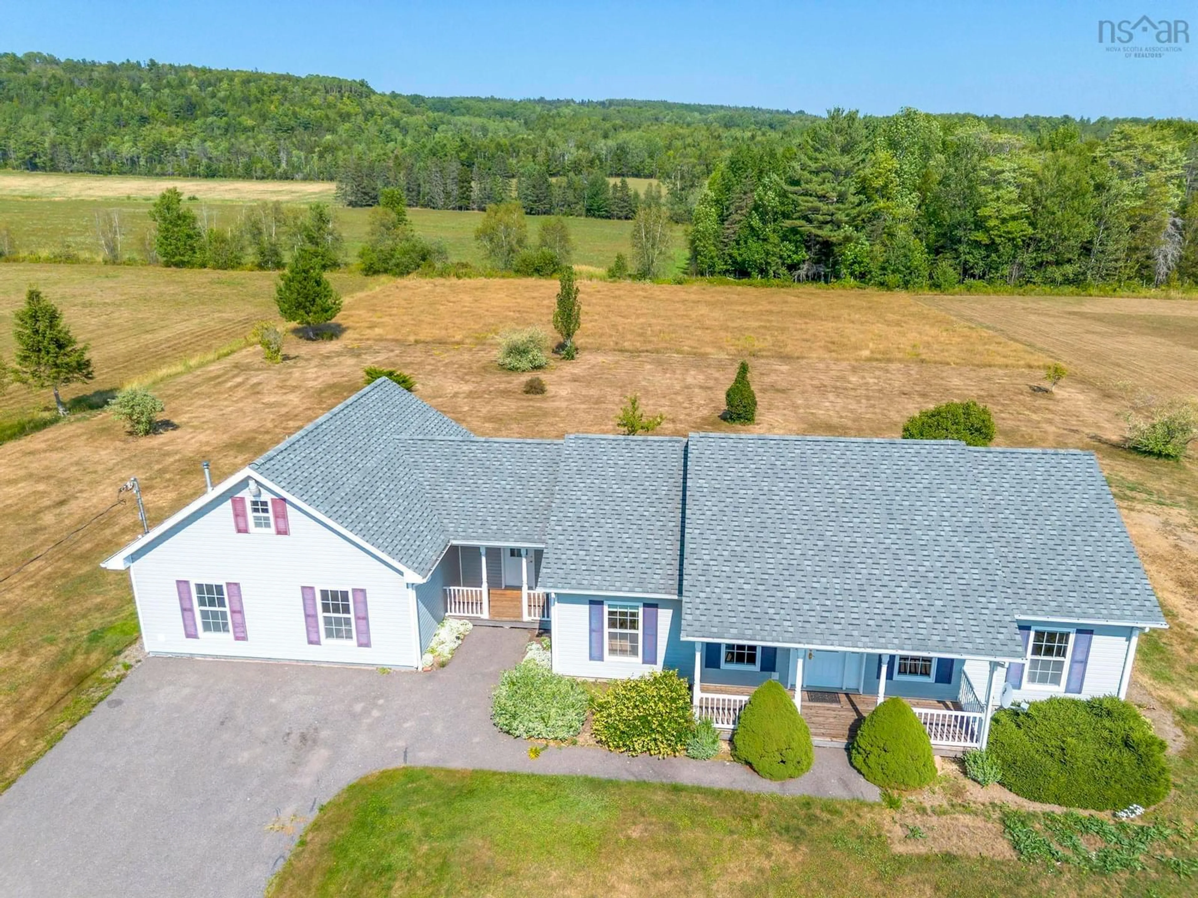 A pic from outside/outdoor area/front of a property/back of a property/a pic from drone, unknown for 1206 Highway 362, Victoria Vale Nova Scotia B0S 1P0