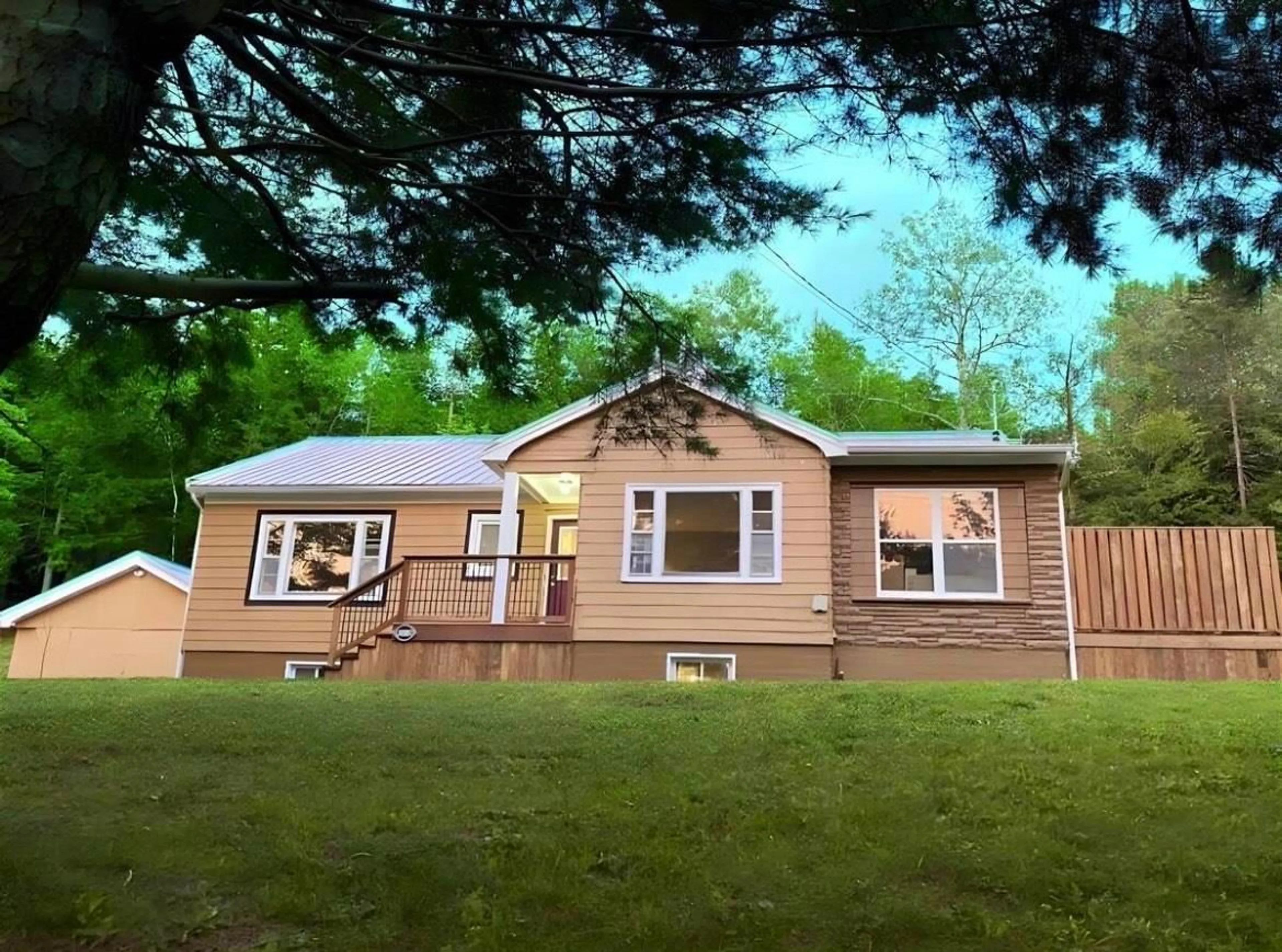 A pic from outside/outdoor area/front of a property/back of a property/a pic from drone, unknown for 3650 Highway 2 Hwy, Fletchers Lake Nova Scotia B2T 1H7