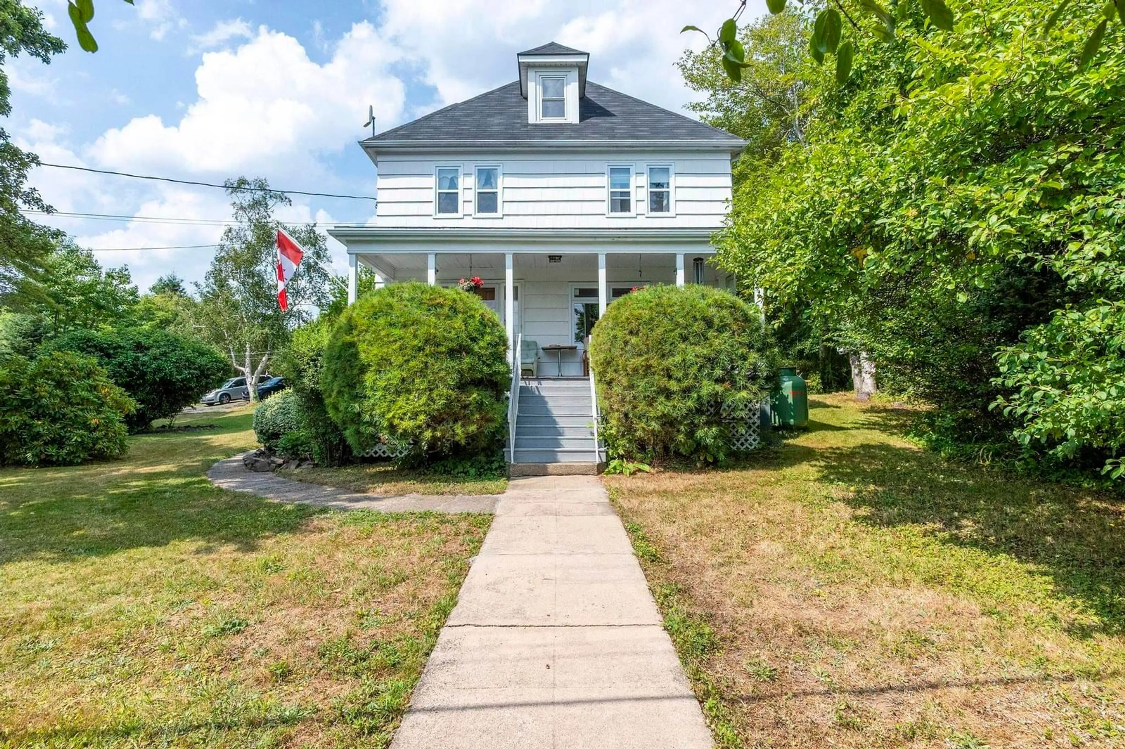 Home with vinyl exterior material, street for 26 Culloden Rd, Mount Pleasant Nova Scotia B0V 1A0