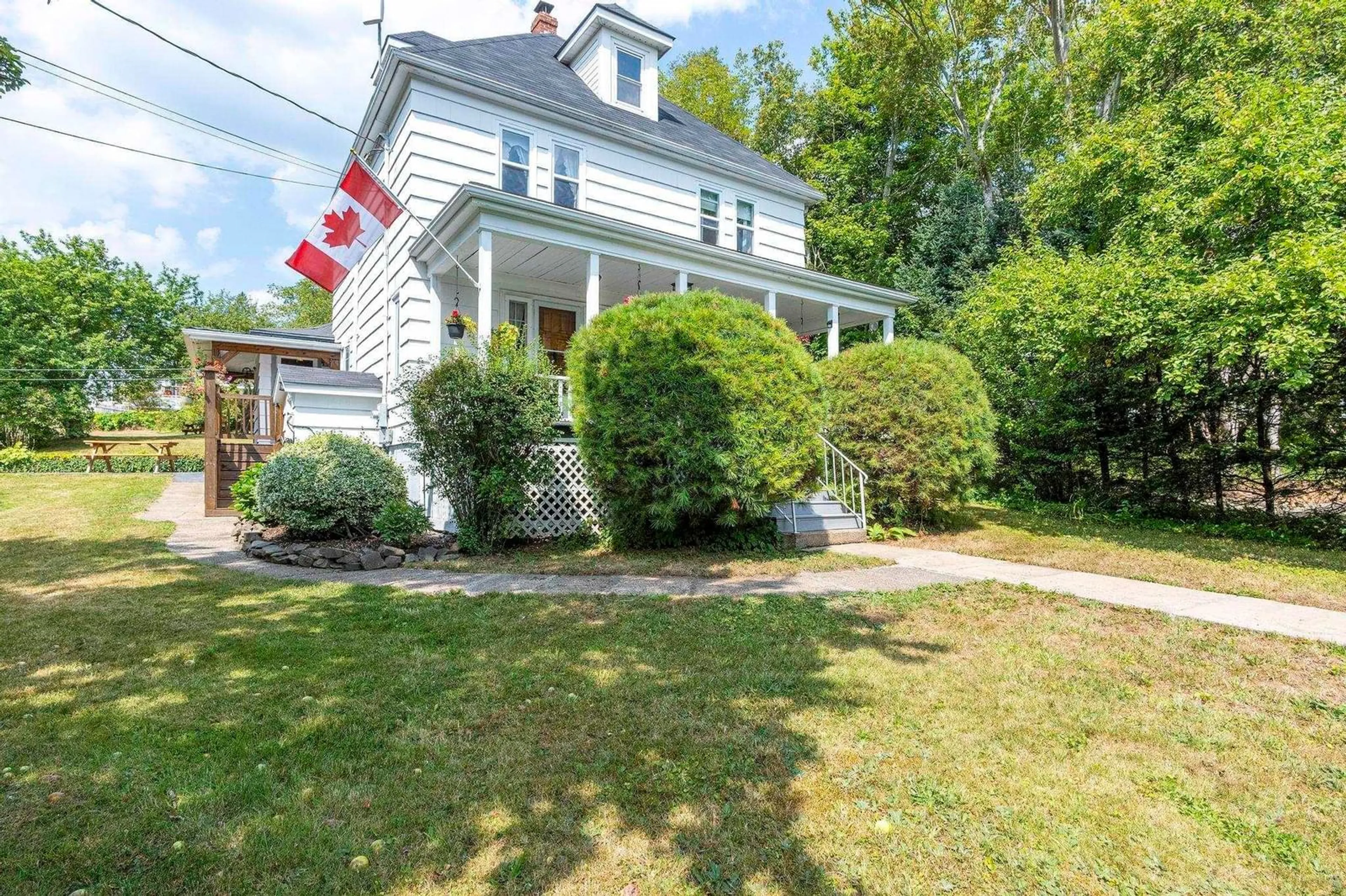 A pic from outside/outdoor area/front of a property/back of a property/a pic from drone, street for 26 Culloden Rd, Mount Pleasant Nova Scotia B0V 1A0
