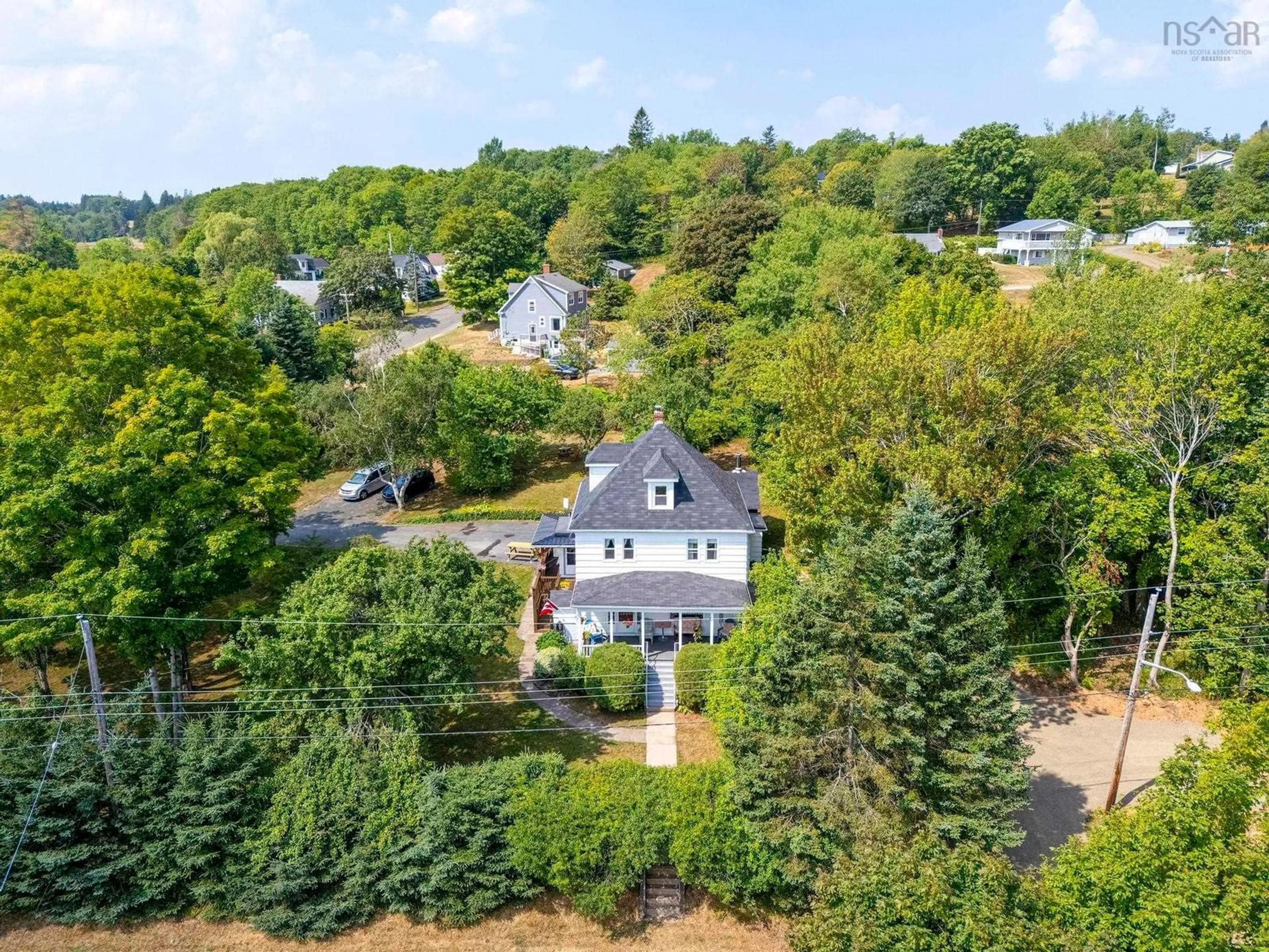 A pic from outside/outdoor area/front of a property/back of a property/a pic from drone, street for 26 Culloden Rd, Mount Pleasant Nova Scotia B0V 1A0