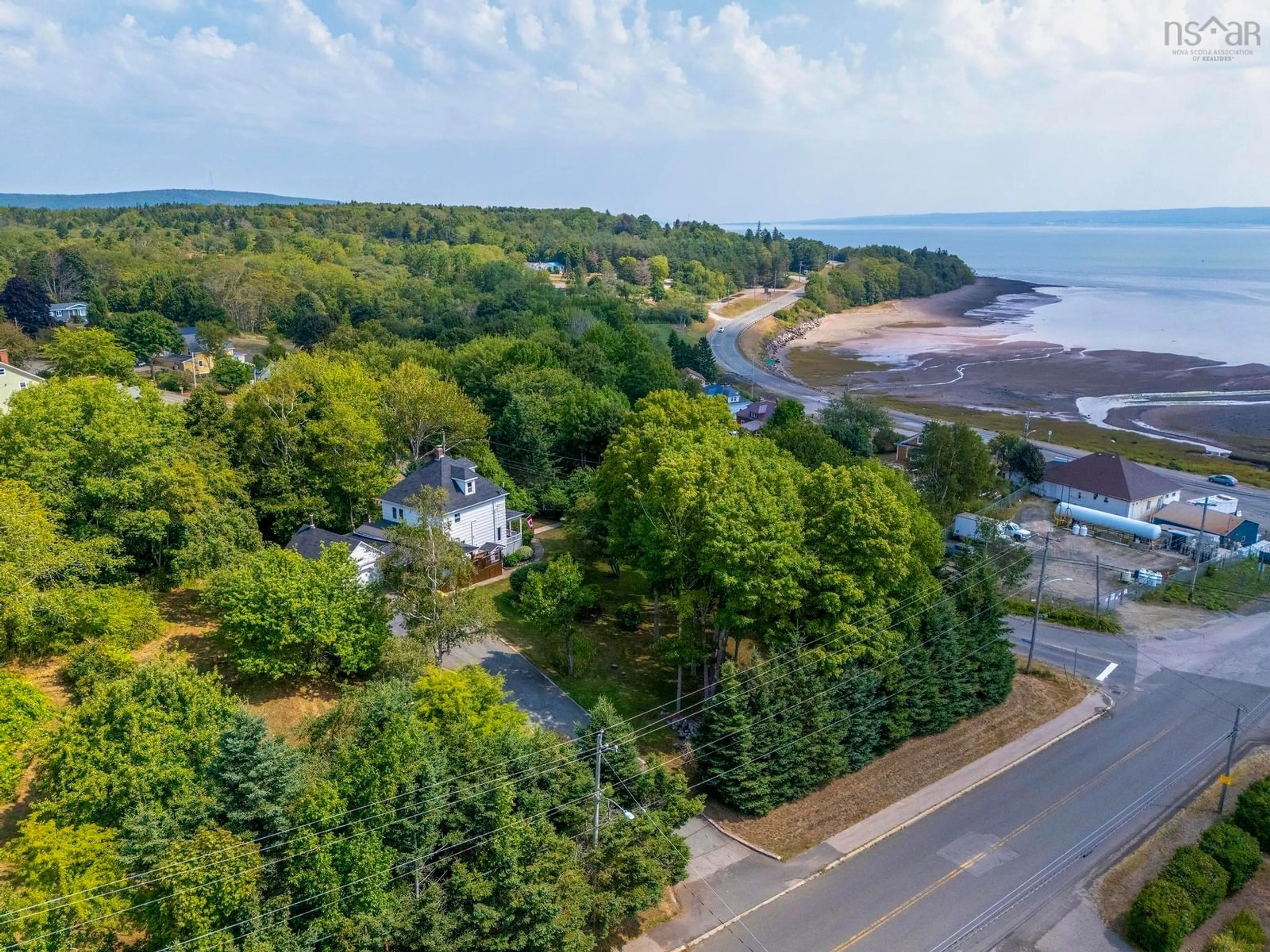 A pic from outside/outdoor area/front of a property/back of a property/a pic from drone, water/lake/river/ocean view for 26 Culloden Rd, Mount Pleasant Nova Scotia B0V 1A0