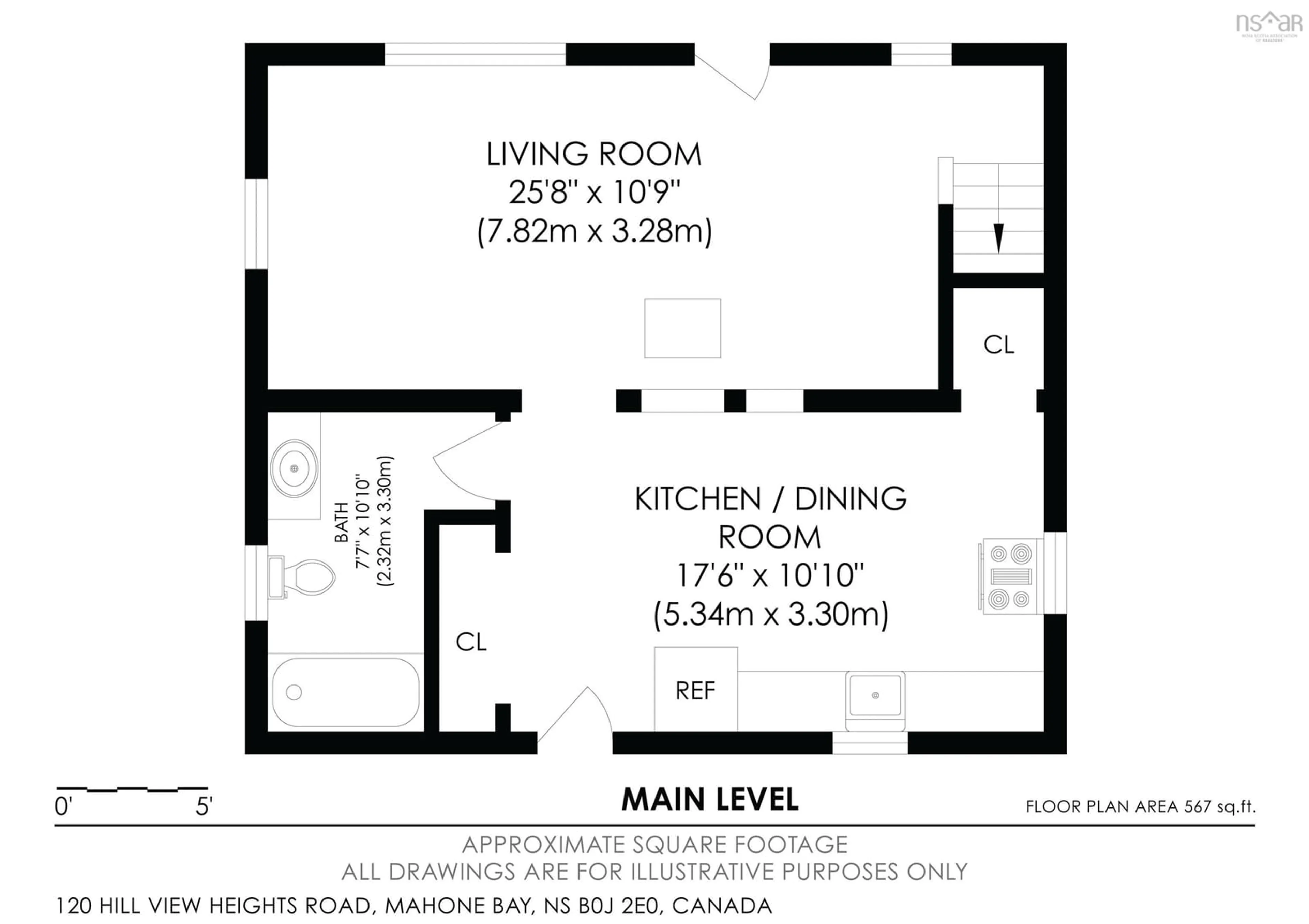 Floor plan for 120 Hill View Heights Rd, Newburne Nova Scotia B0J 2E0
