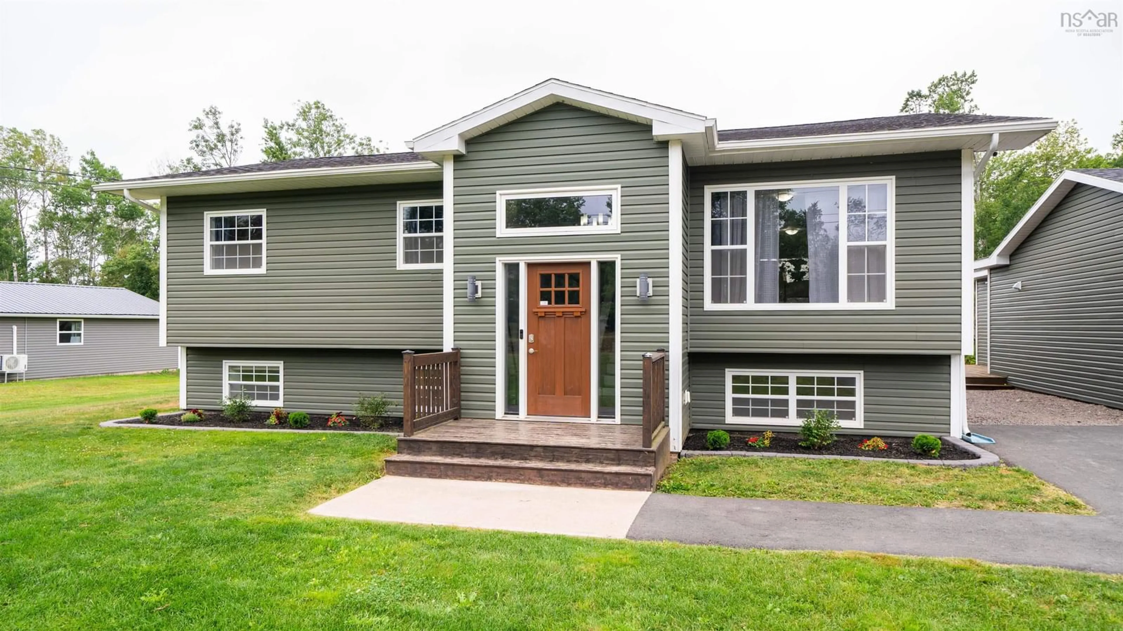 Home with vinyl exterior material, street for 339 Station Rd, Great Village Nova Scotia B0M 1L0