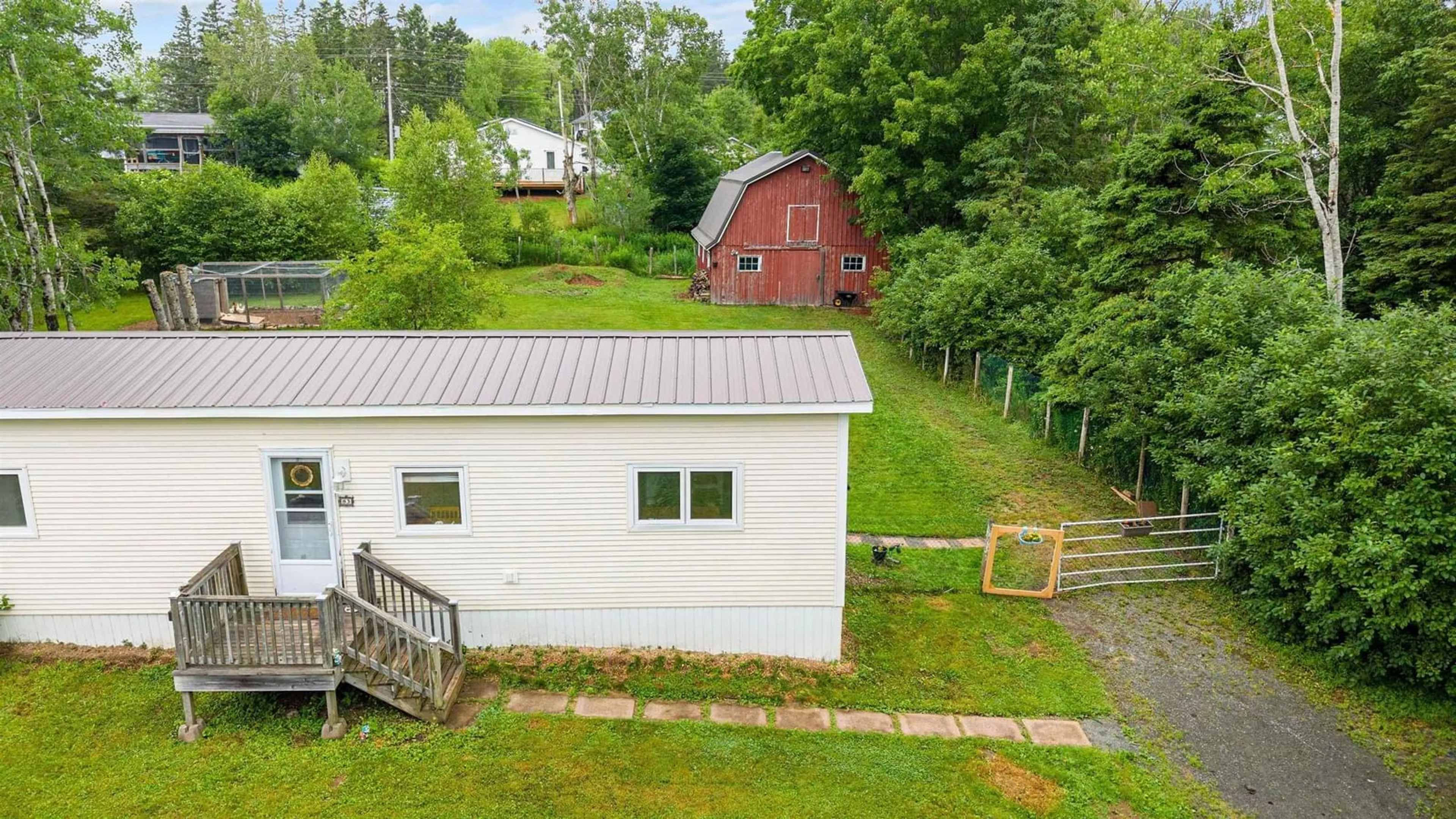 A pic from outside/outdoor area/front of a property/back of a property/a pic from drone, unknown for 83 East Mountain Rd, East Mountain Nova Scotia B6L 2E3