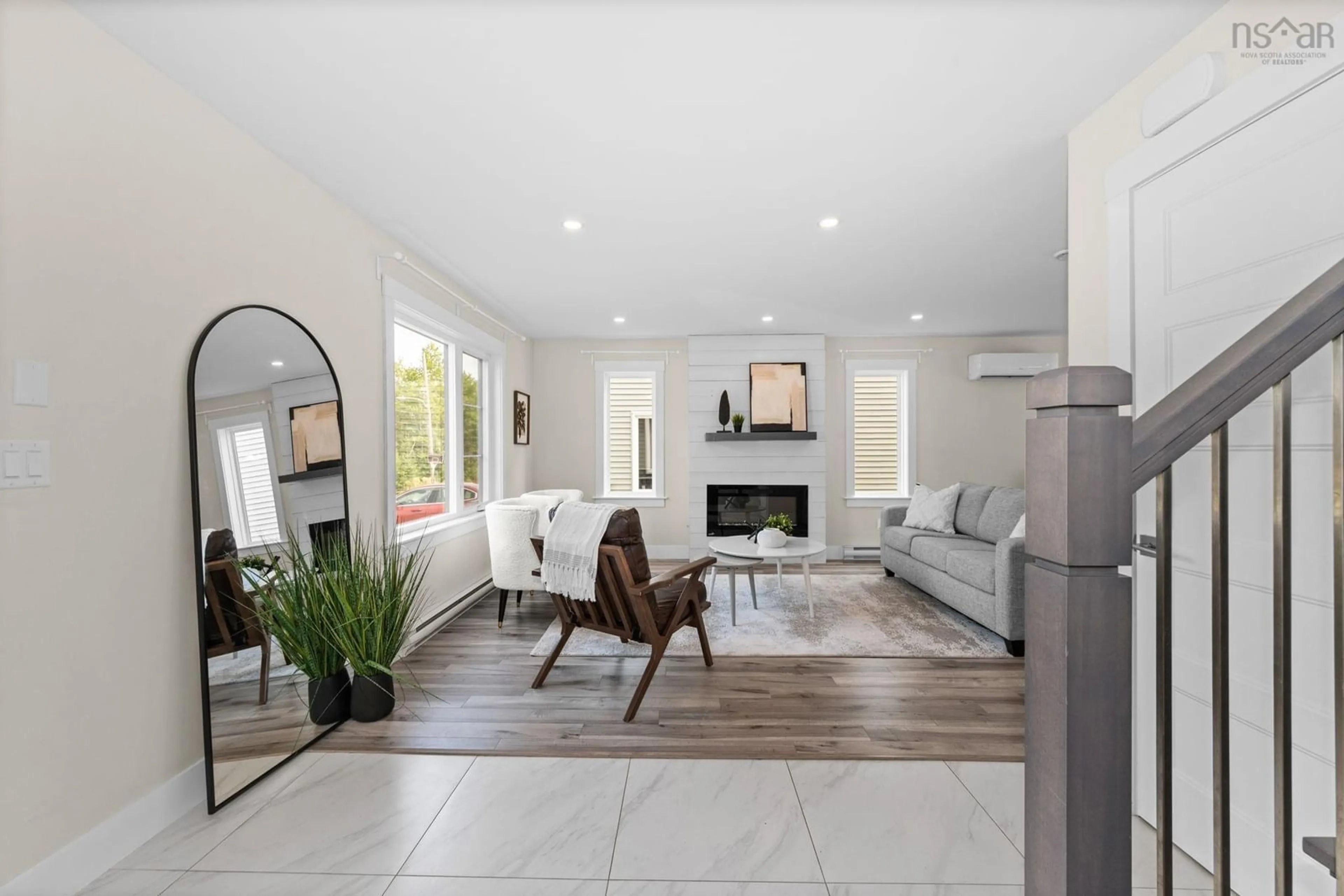 Living room with furniture, ceramic/tile floor for 36 Sam Cres, Elmsdale Nova Scotia B2S 0B6
