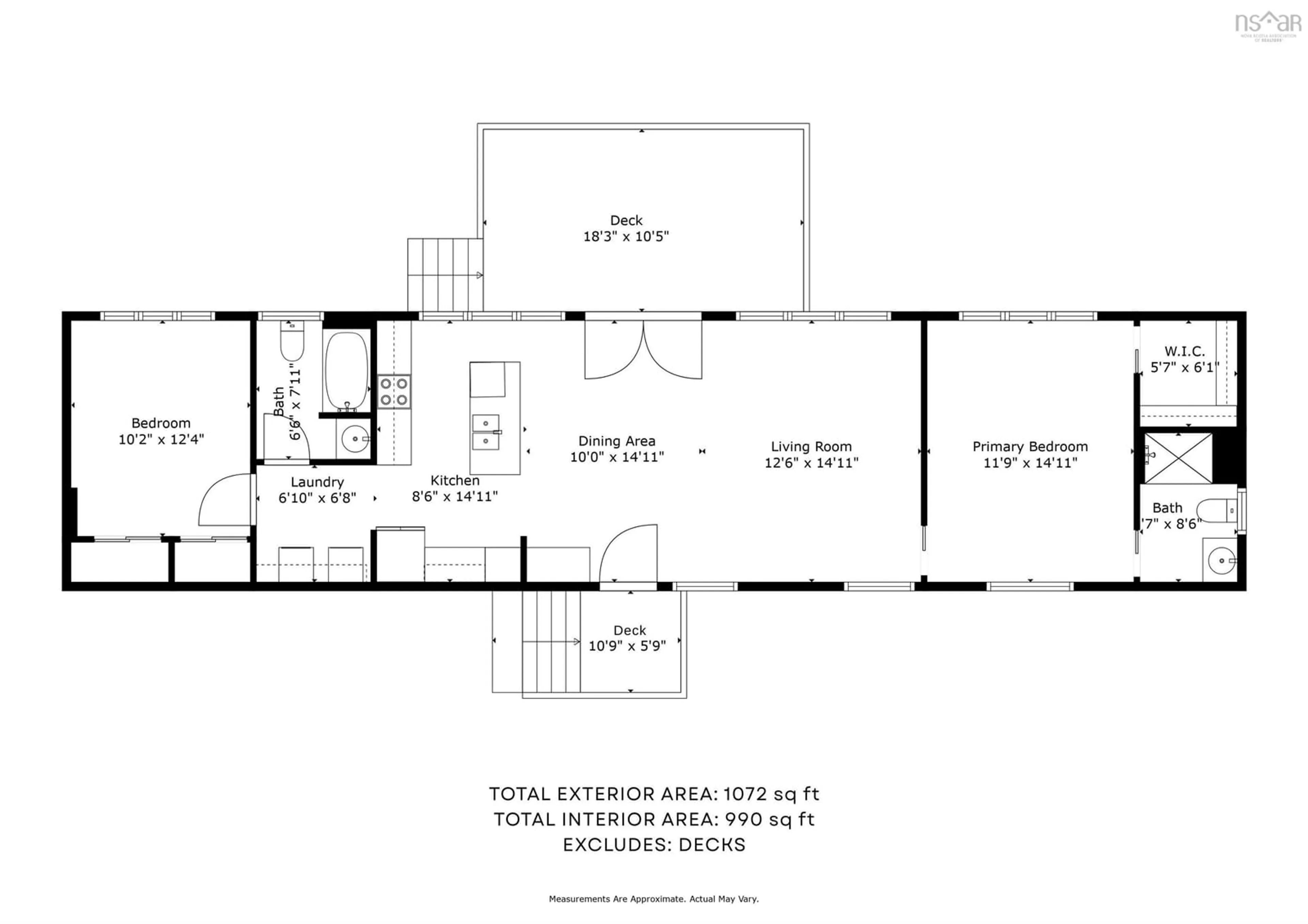 Floor plan for 8 Nebooktook Walk, Clam Bay Nova Scotia B0J 2L0